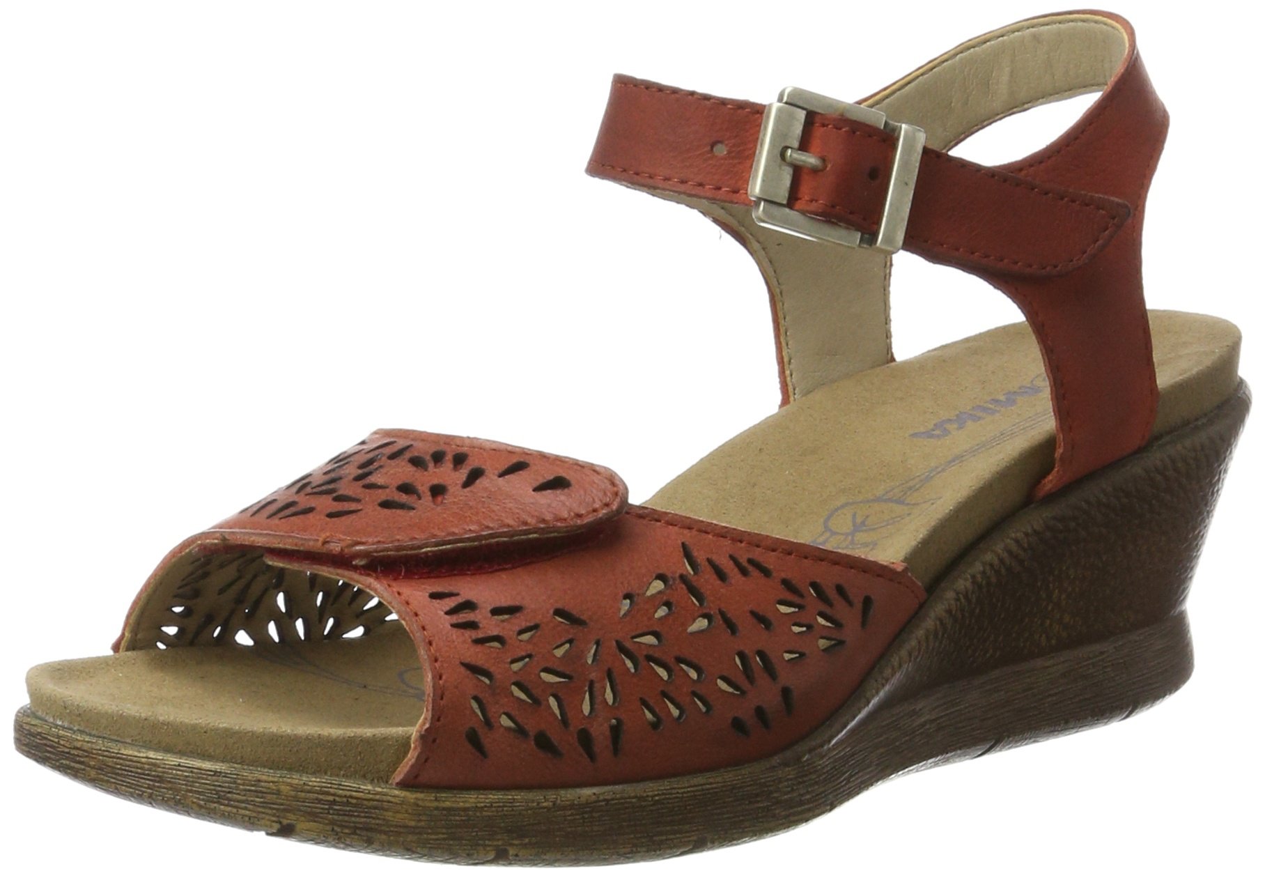 Romika Women's Nevis 05 Comfortable Leather Sandals - Stylish Summer Casual Shoes for Walking, Travel & Beach Outfits