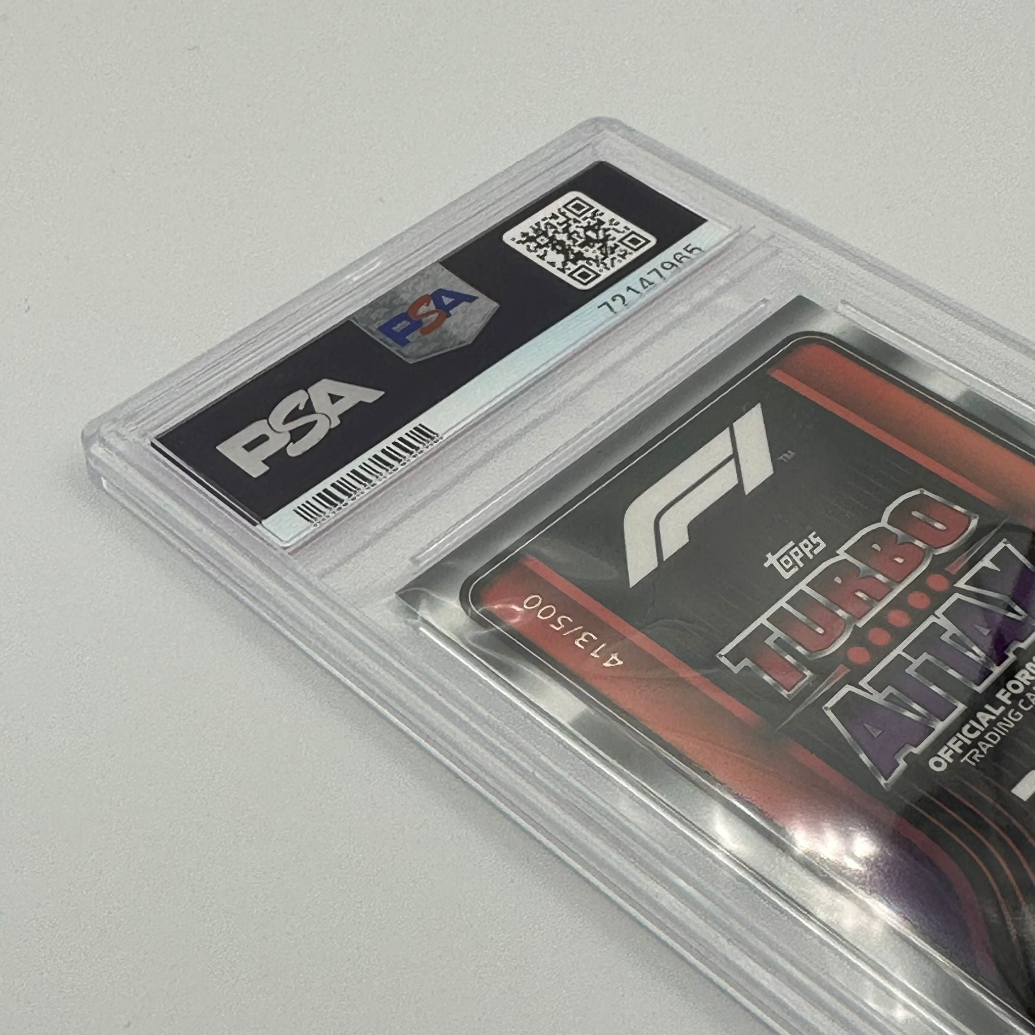 PSA 10 Graded Max Verstappen #299 Superstar Mirror Green 413/500 - Limited Edition Racing Card for Collectors & F1 Fans - Perfect for Display, Trading, and Investment