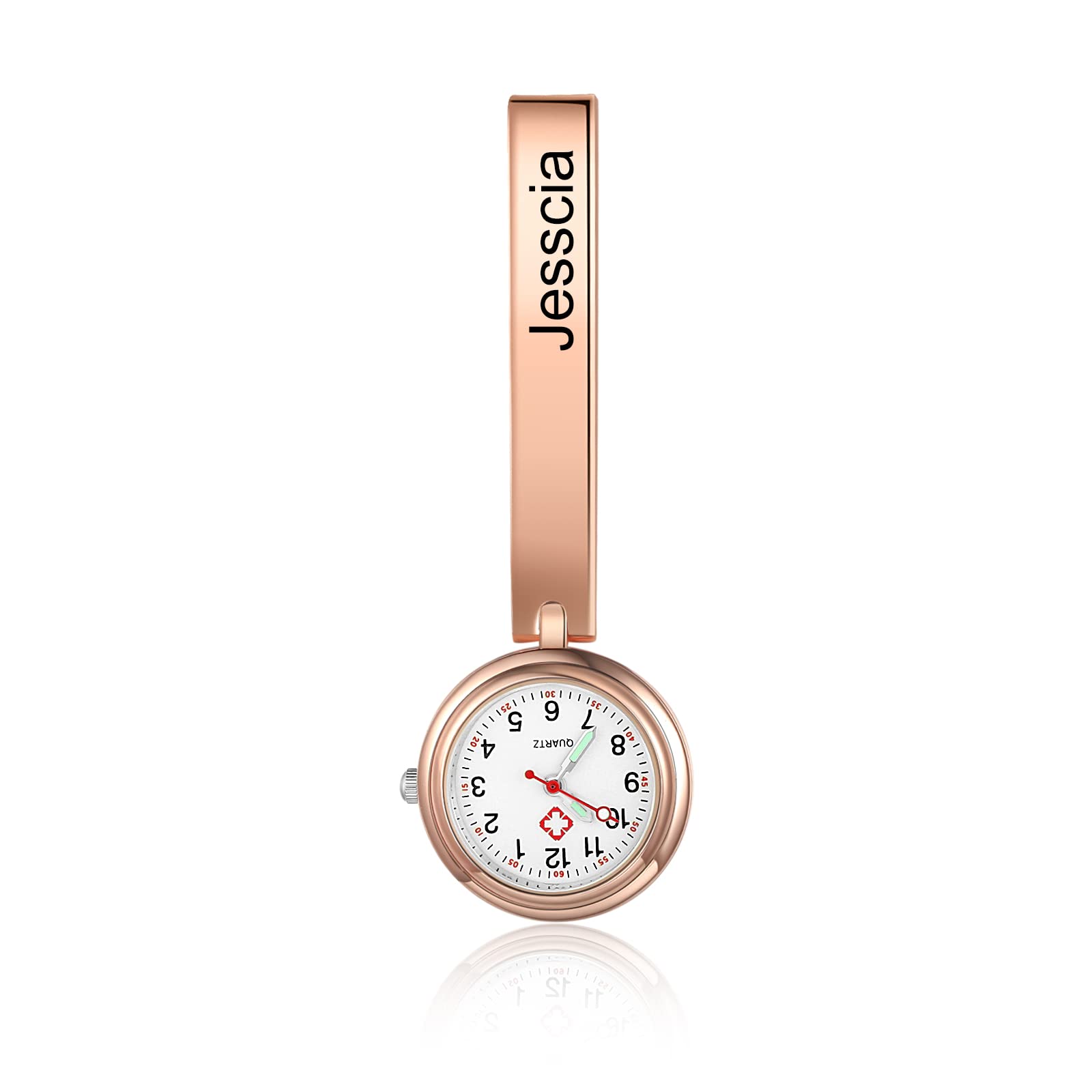 Custom Nurse Pocket Watch - Personalized Engraved Name for Medical Professionals