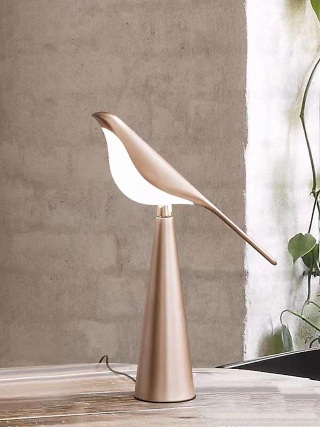 Magpie Art Table Lamp - Modern Decorative LED Desk Light for Home Office, Bedroom & Living Room - Perfect for Reading, Working & Relaxing