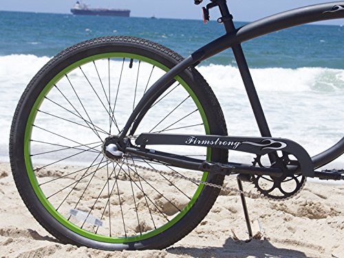 Firmstrong Bruiser Men's Beach Cruiser Bicycle - Comfortable Single Speed Bike for Casual Riding, Commuting & Coastal Adventures