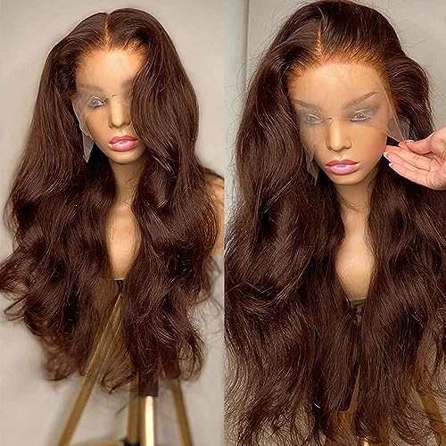 250 Density Chocolate Brown Lace Front Wig