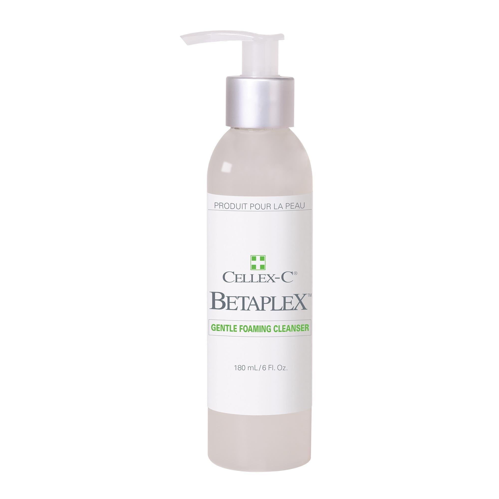 Cellex C Betaplex Gentle Foaming Cleanser 6 fl oz - Hydrating Facial Cleanser for Sensitive Skin | Daily Skincare Routine & Makeup Removal