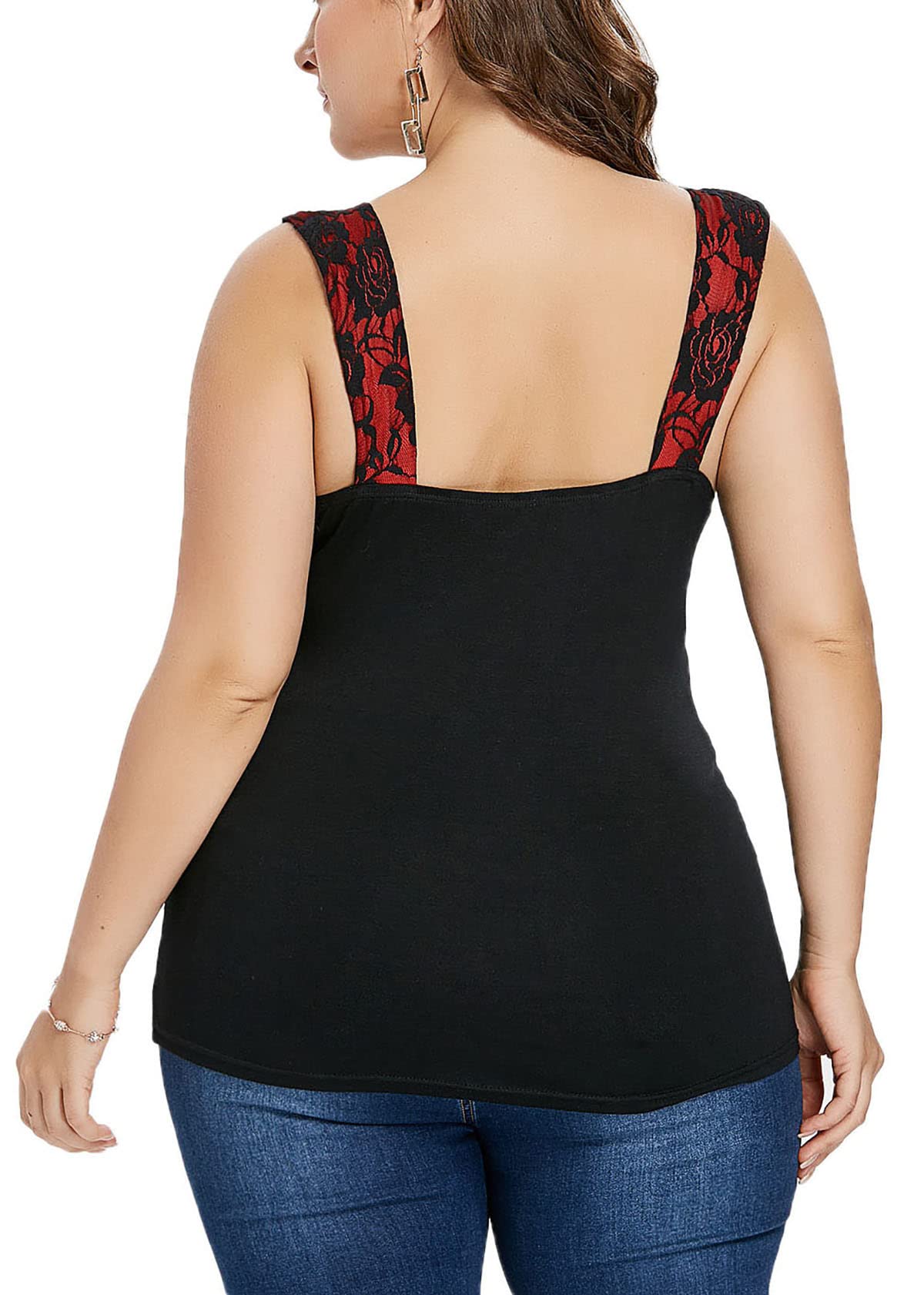 Stylish Nihsatin Women's Plus Size Gothic Corset Top - Lace-Up Ribbed Casual T-Shirt for Everyday Wear | Perfect for Parties, Cosplay & Alternative Fashion Outfits