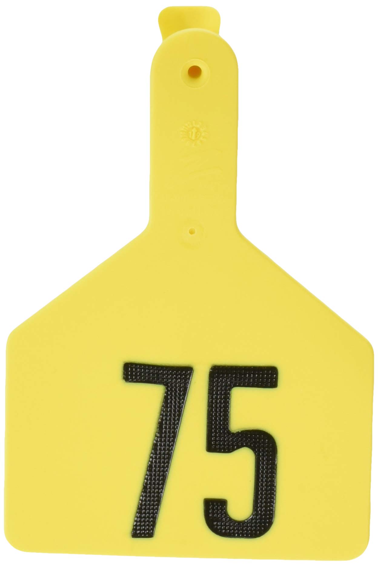 Pre-Numbered Yellow Cow Ear Tags 51-75 | Durable Livestock Identification for Cattle Farming & Herd Management | Ideal for Dairy, Beef & Ranch Operations