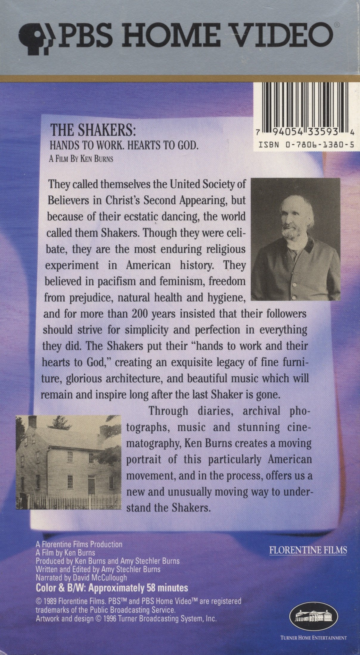 Ken Burns' America - The Shakers [VHS] | Classic Documentary Film | Perfect for History Enthusiasts & Educational Screenings
