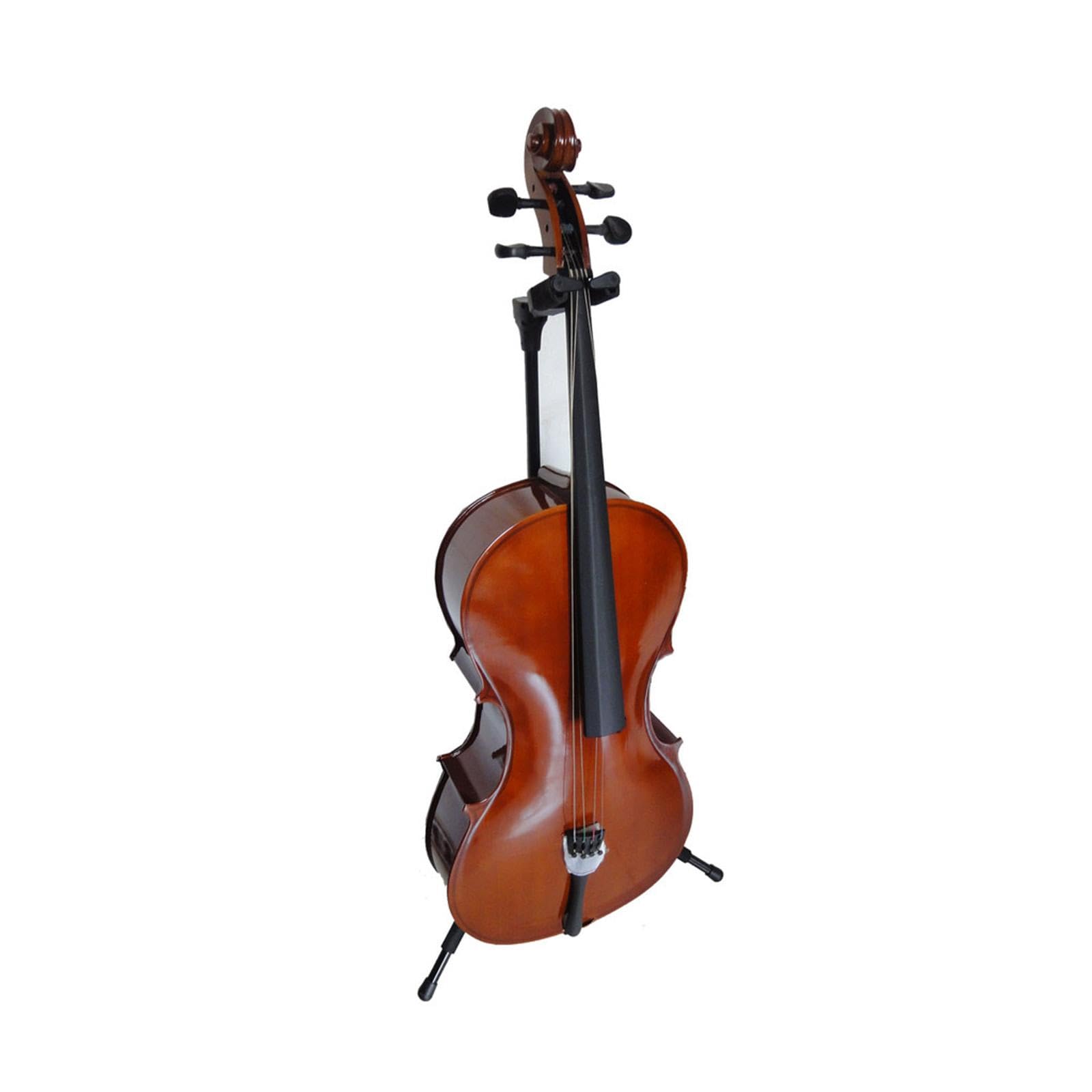 Professional Contrabass Stand with Hook - Heavy Duty Portable Floor Tripod Stand for Bass, Cello & Guitar - Perfect for Home Studios, Music Schools & Live Performances