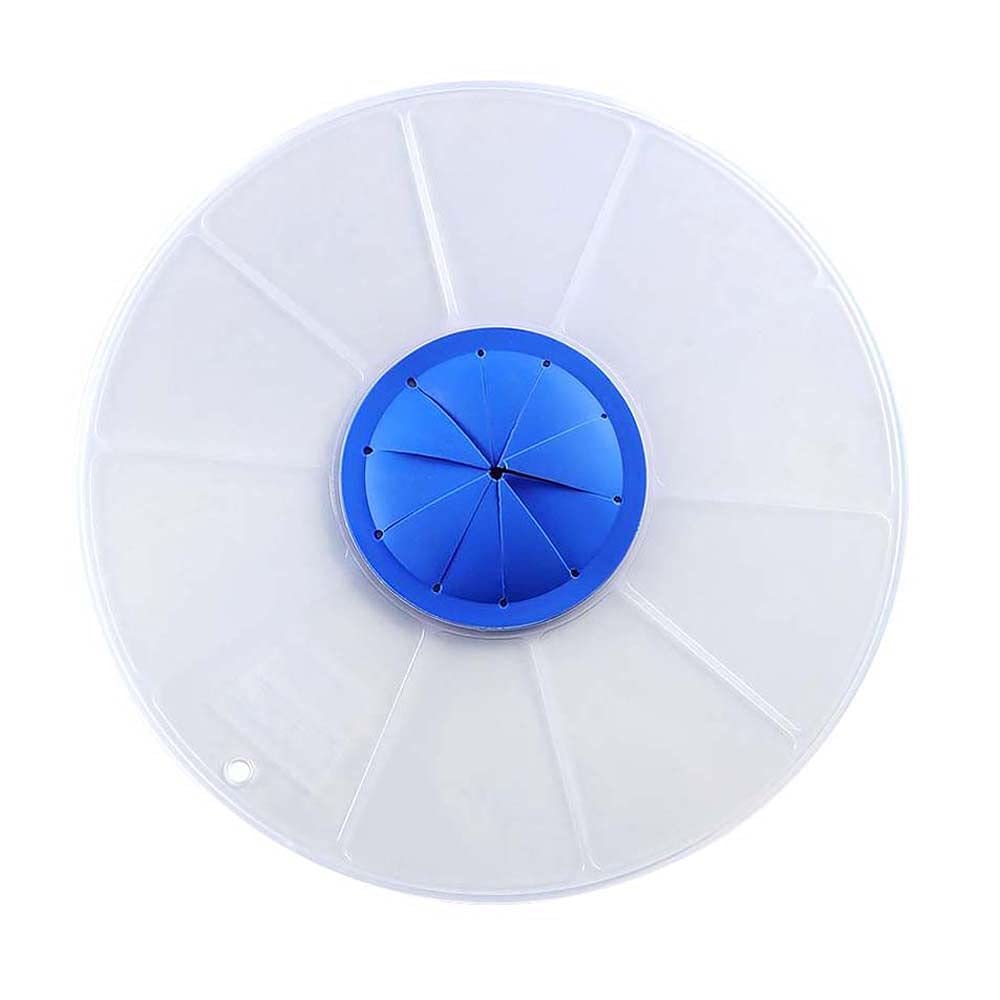 Plastic Mixing Bowl Splatter Guard with Egg Whisk Screen Cover - Safe Baking & Cooking Lid for Kitchen Pots & Bowls - Perfect for Baking, Frying, and Meal Prep