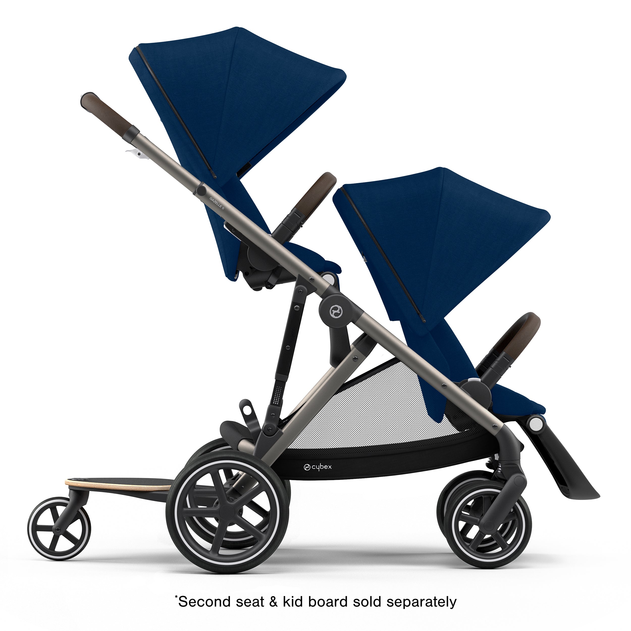 Cybex Gold Gazelle S Stroller - Lightweight Compact Baby Stroller with One-Hand Fold, All-Terrain Wheels | Perfect for Travel, Shopping & City Walks