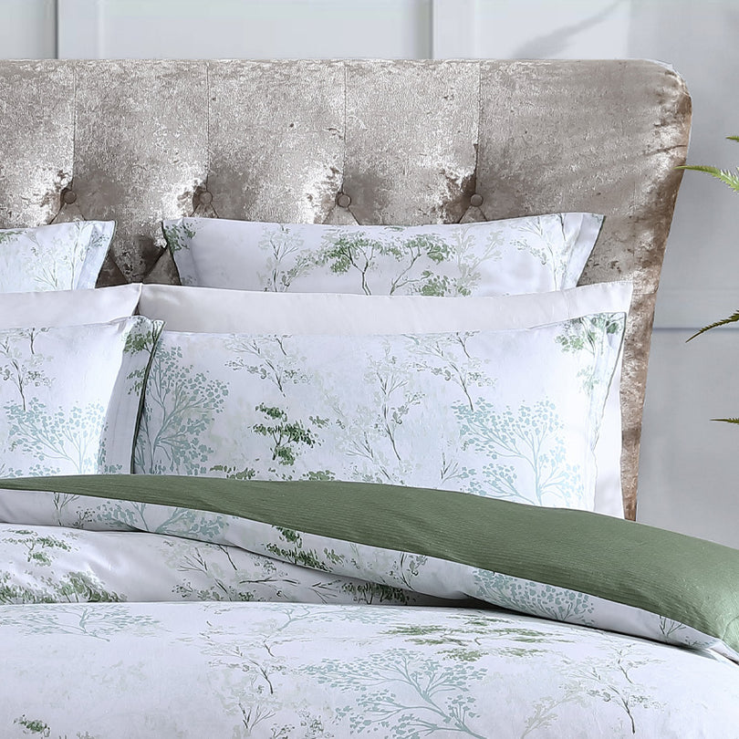 Premium Flinders Sage Quilt Cover Set - 100% Cotton Luxury Bedding by Private Collection | Soft & Breathable for All-Season Comfort | Perfect for Master Bedrooms, Guest Rooms & Cozy Home Decor