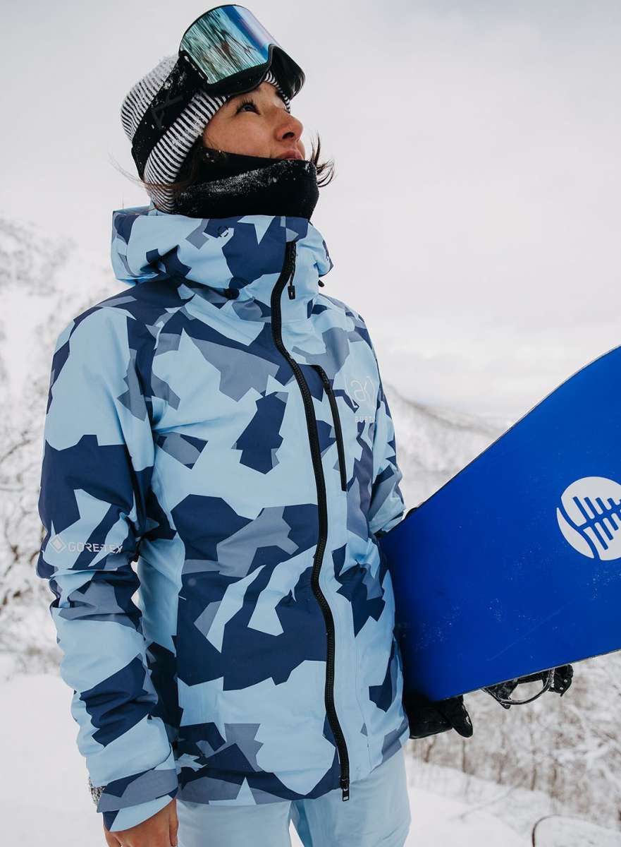 Burton Women's AK GORE-TEX Upshift 2 Layer Waterproof Ski Jacket 2024 - Lightweight Windproof Snowboard Coat for Winter Sports & Outdoor Adventures