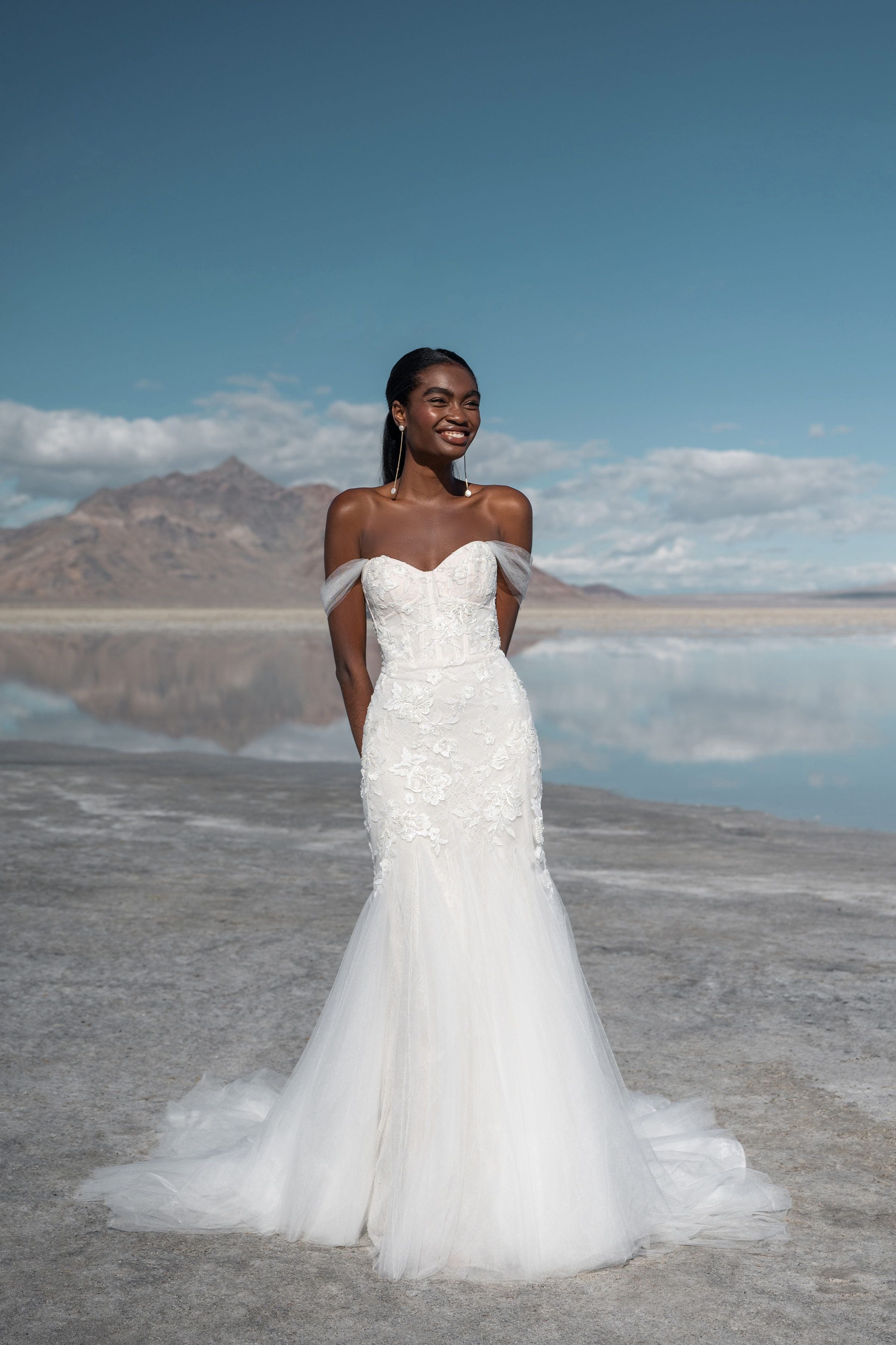 Jenny Yoo Adrienne Wedding Gown - Elegant Lace Bridal Dress for Bride, Perfect for Church Ceremony & Formal Reception