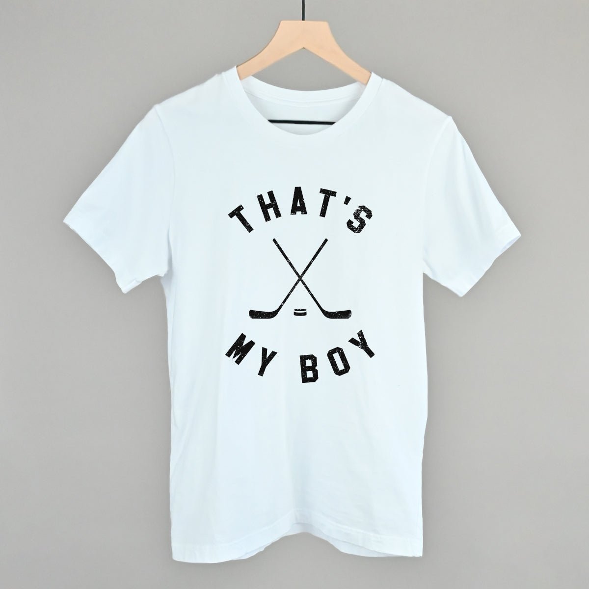 That's My Boy Hockey Jersey - Custom Name & Number Hockey Shirt for Kids & Youth - Perfect for Games, Practices & Fan Support