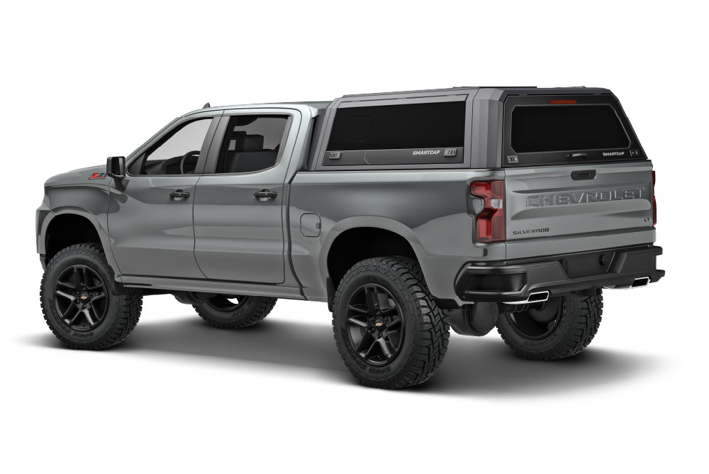 SmartCap EVO Sport Truck Bed Cap for 2019-2023 Chevrolet Silverado & GMC Sierra 1500 5.8' Short Bed | Durable Aluminum Tonneau Cover | Perfect for Camping, Road Trips & Outdoor Adventures