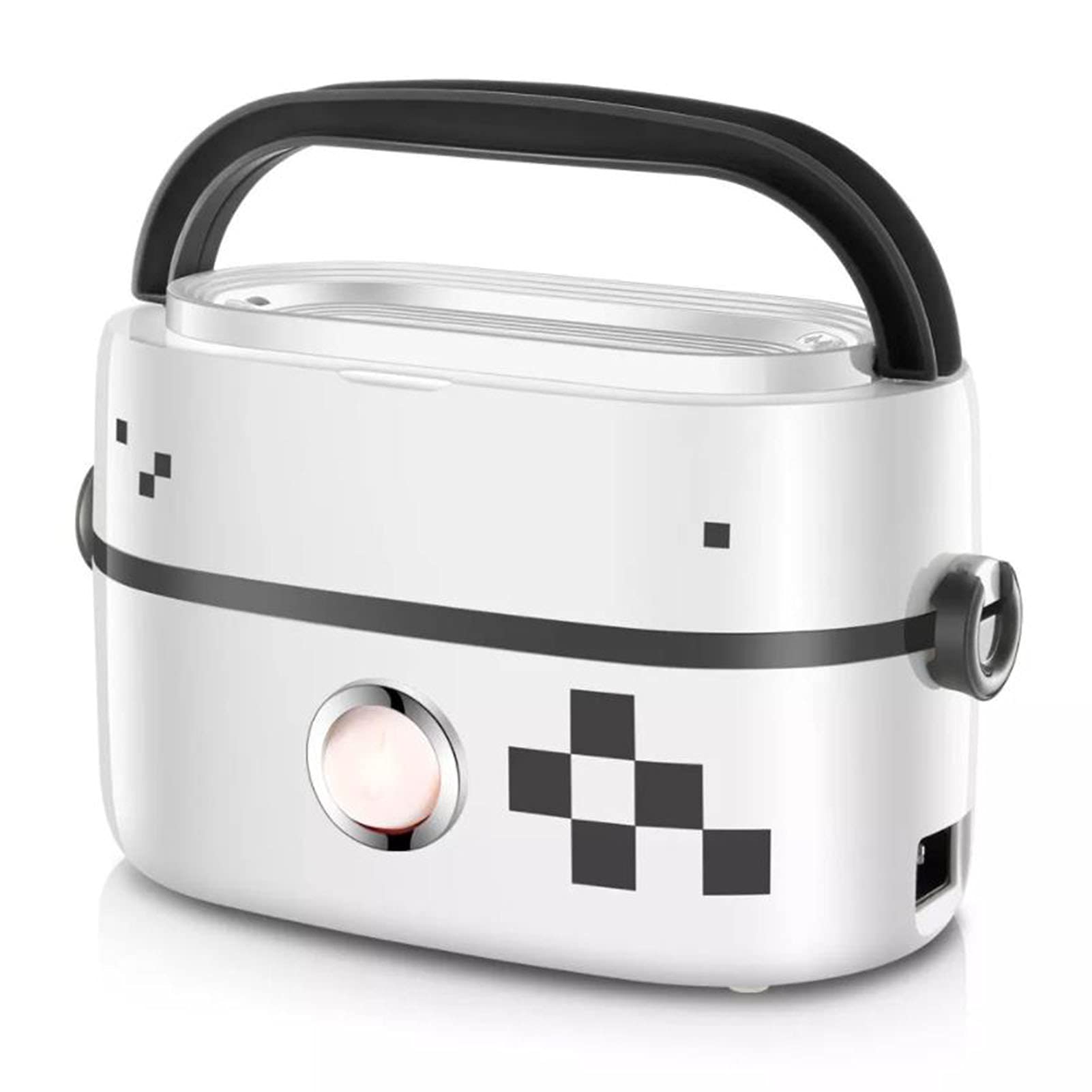 Portable Electric Lunch Box - Self-Cooking Food Warmer & Rice Cooker for Home, Office & Travel | Bento Container for Hot Meals On-The-Go