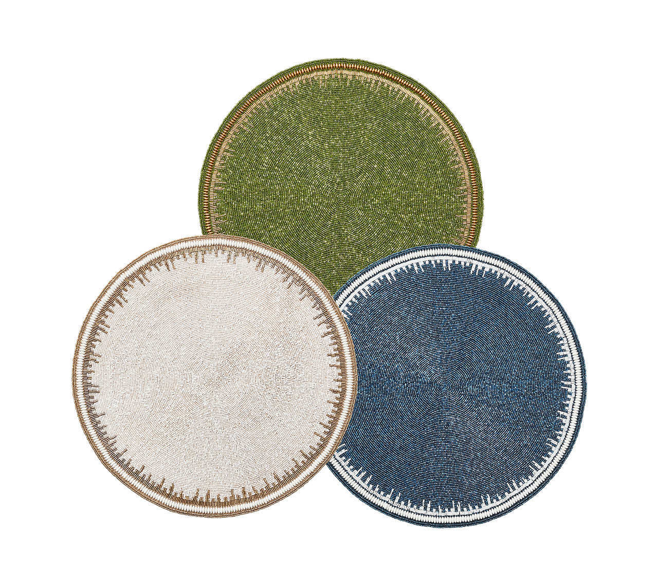 Premium Enamel Placemats Set of 4 - Elegant & Durable Table Mats for Dining, Kitchen, Parties & Home Decor - Waterproof & Heat Resistant