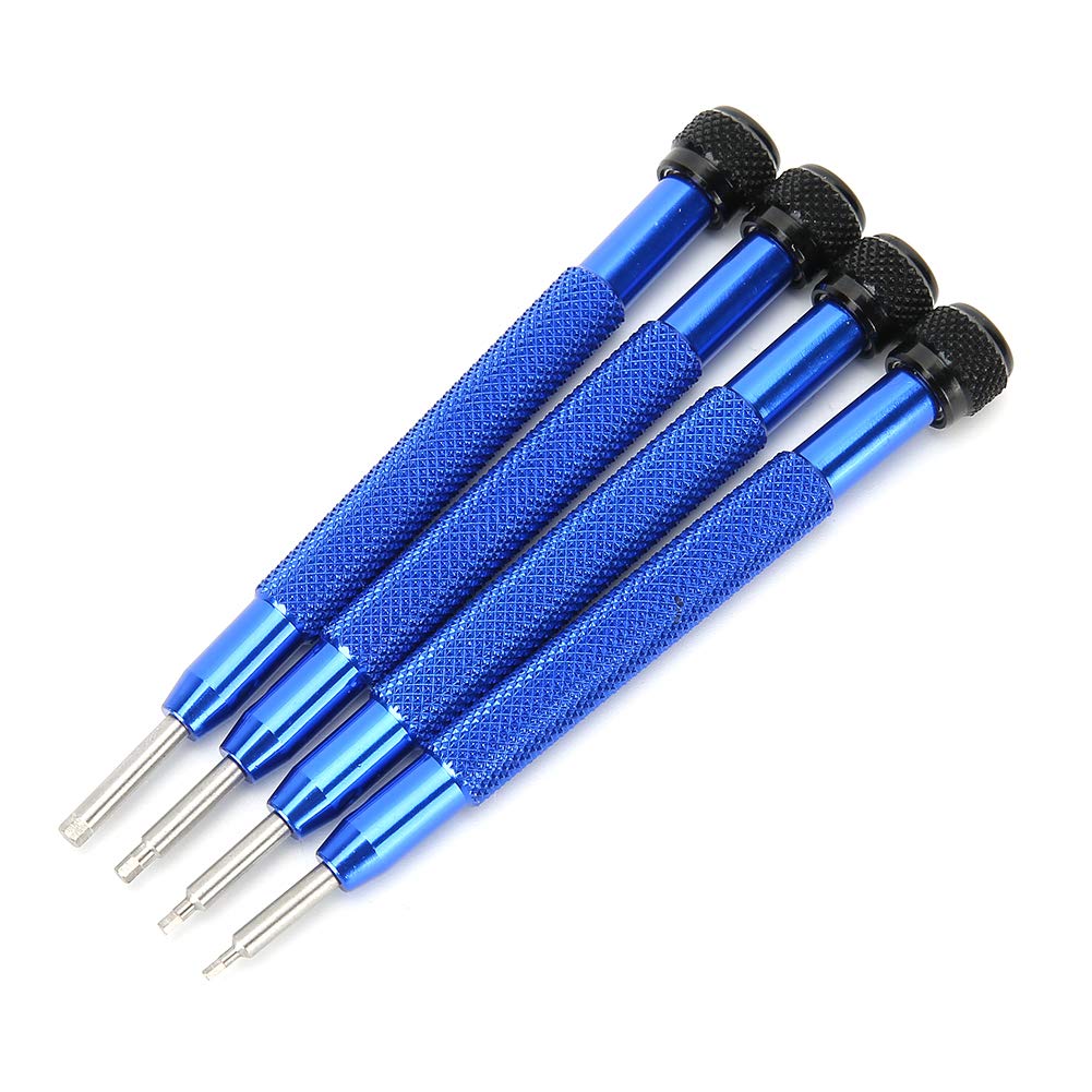 Hex Socket Screwdriver Set for Watch Repair - Professional Watchband Screwdriver Tool Kit for Watchmakers & Jewelry Crafts - Perfect for Watch Maintenance, Bracelet Adjustments & Precision Crafting