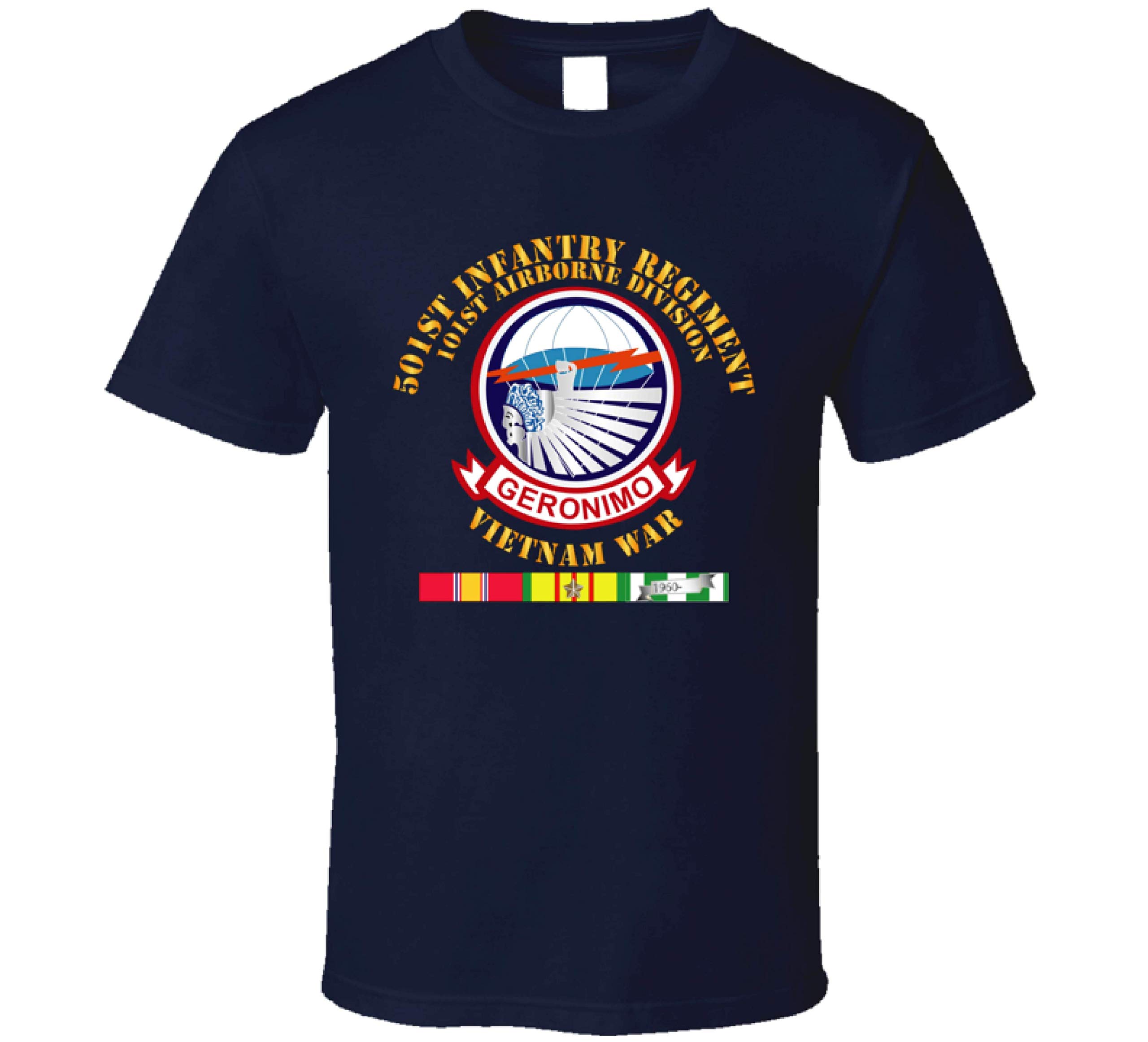 501st Infantry Vietnam War T-Shirt - Military Classic Tee for Veterans & History Fans