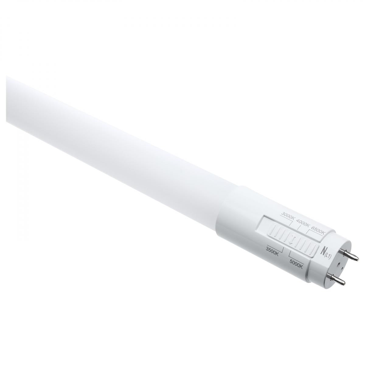 Energy Efficient 3ft LED T8 Tube Light - 12W, 1550 Lumens, 3000K-6500K Adjustable Color Temperature, Ballast Bypass (Single/Dual End) - Flicker-Free Lighting for Offices, Warehouses & Garages