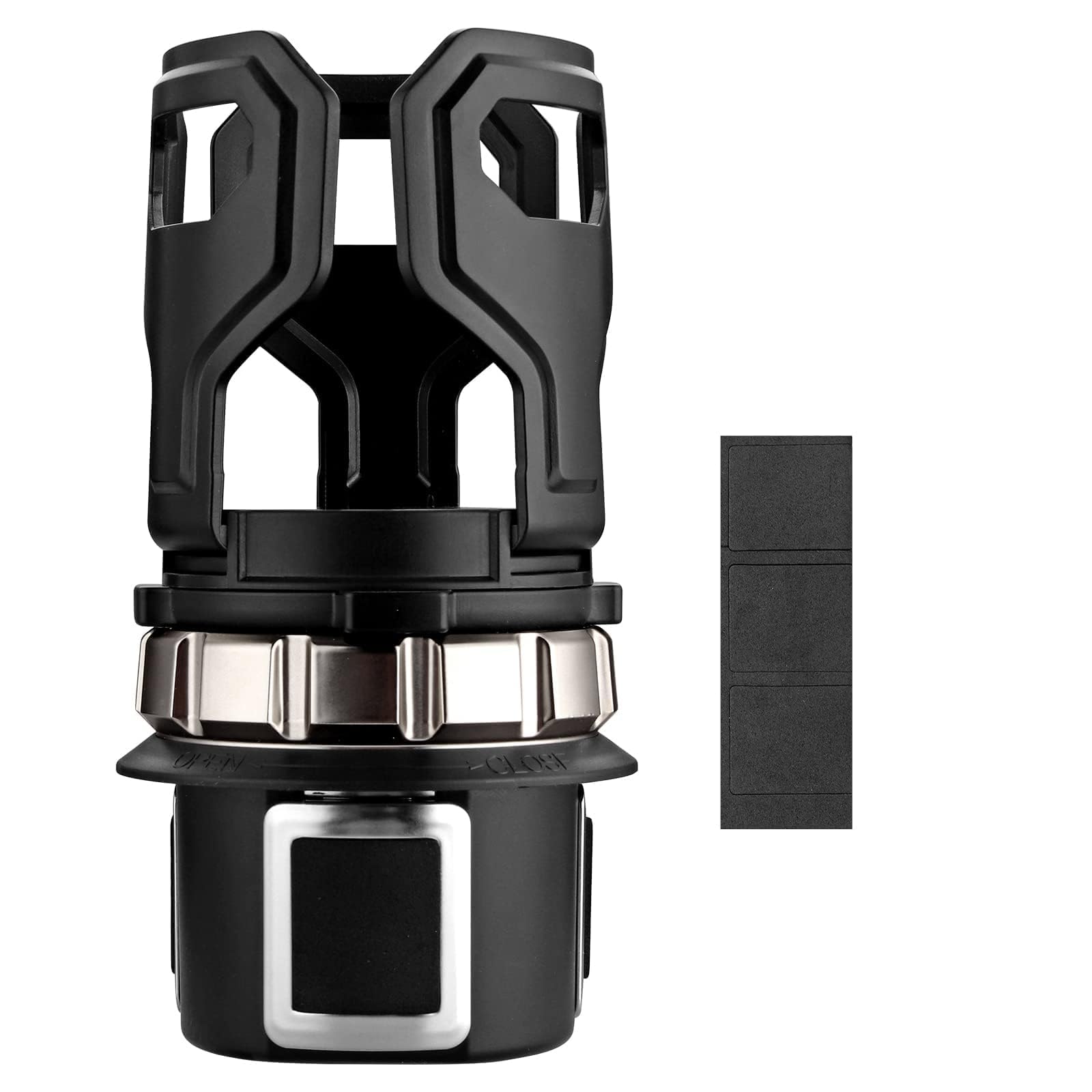 AUTOUTLET Upgraded Adjustable Car Cup Holder Expander - Universal Fit for YETI 14/20/30/46oz, Hydro Flask 32/40oz & Large Water Bottles (2.36