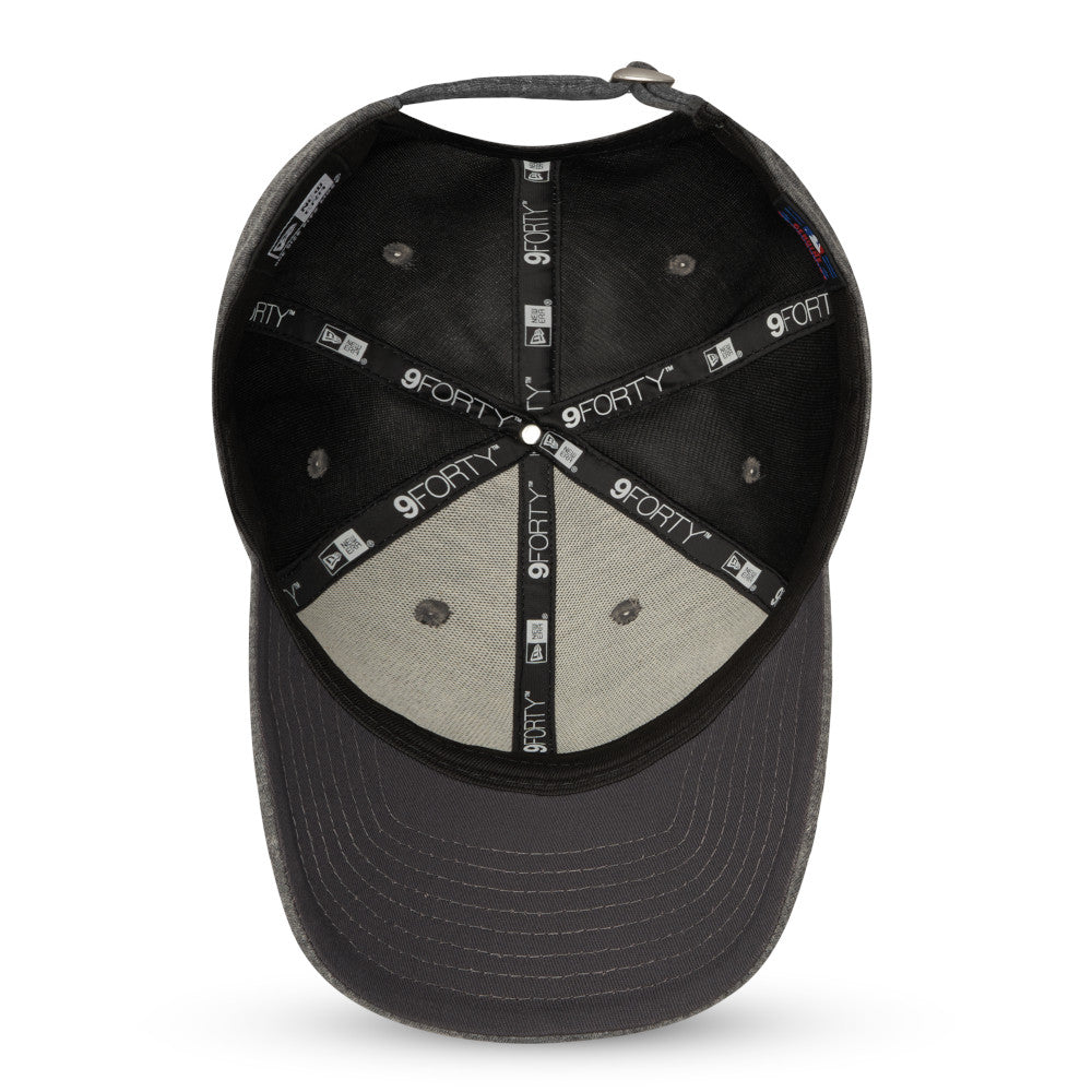 New York Yankees New Era 9Forty Adjustable Baseball Cap - Grey MLB Officially Licensed Hat for Men & Women - Perfect for Games, Streetwear & Sports Fan Gifts