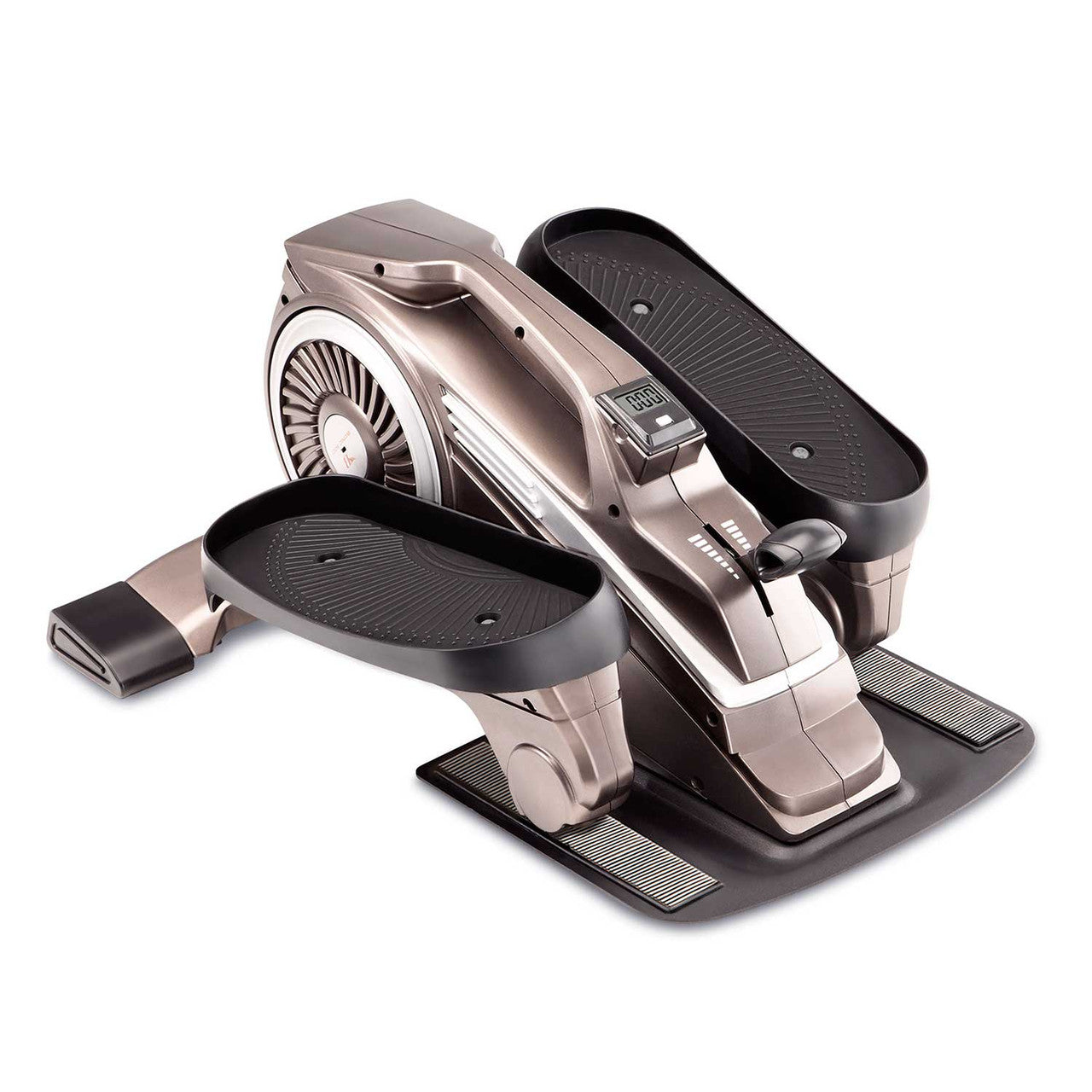 Bionic Body Compact Elliptical Trainer with Resistance Bands - Portable Home Gym Equipment for Full Body Workout | Perfect for Small Spaces, Office & Apartment Fitness