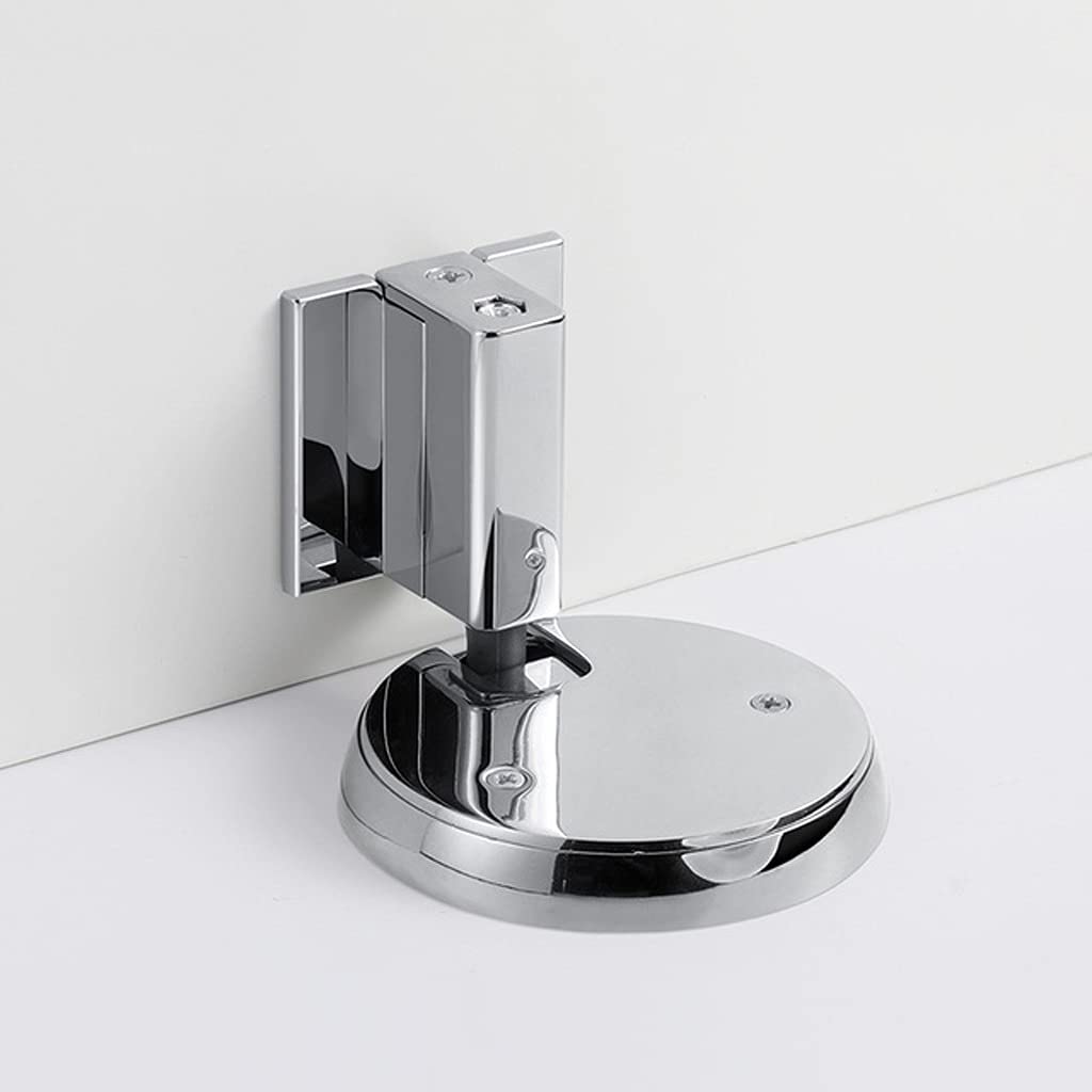 KLHHG Heavy Duty Non-Punch Door Stop - Waterproof Zinc Alloy Door Stopper, No Nails Mechanical Door Holder for Home & Office - Silver (Perfect for Hardwood Floors, Carpet & Tile)