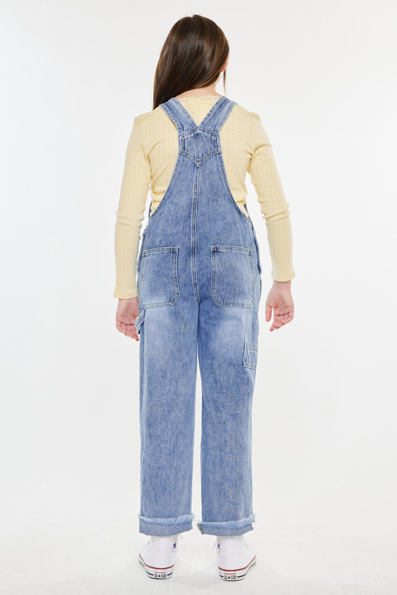 Cordelia Relaxed Kid Overalls - Comfortable Denim Overalls for Boys & Girls - Perfect for Playtime, School & Outdoor Adventures