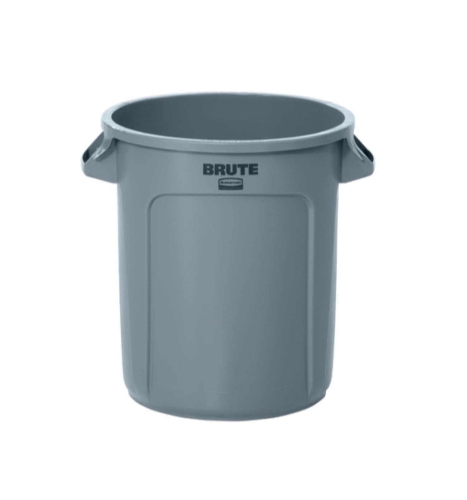 Rubbermaid BRUTE 10-Gallon Heavy-Duty Round Trash Can - Gray Outdoor Garbage Bin for Landscaping, Construction, Restaurants, Offices & Warehouses | Durable Commercial Waste Container for Indoor & Outdoor Use