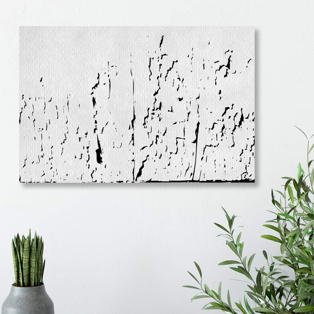 Wall26 Rustic Ink Canvas Wall Art - 24x36 Inch Framed Paintings for Bedroom, Living Room, Office & Home Decor