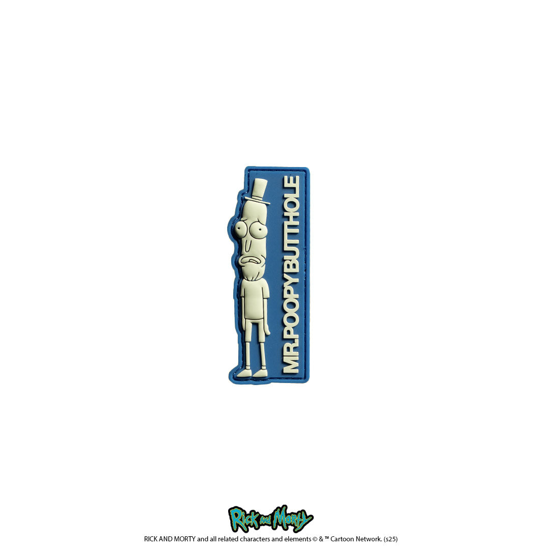 Rick and Morty Mr. Poopy Butthole Iron-On Patch - Official Merchandise for Fans - Perfect for Jackets, Backpacks & Cosplay