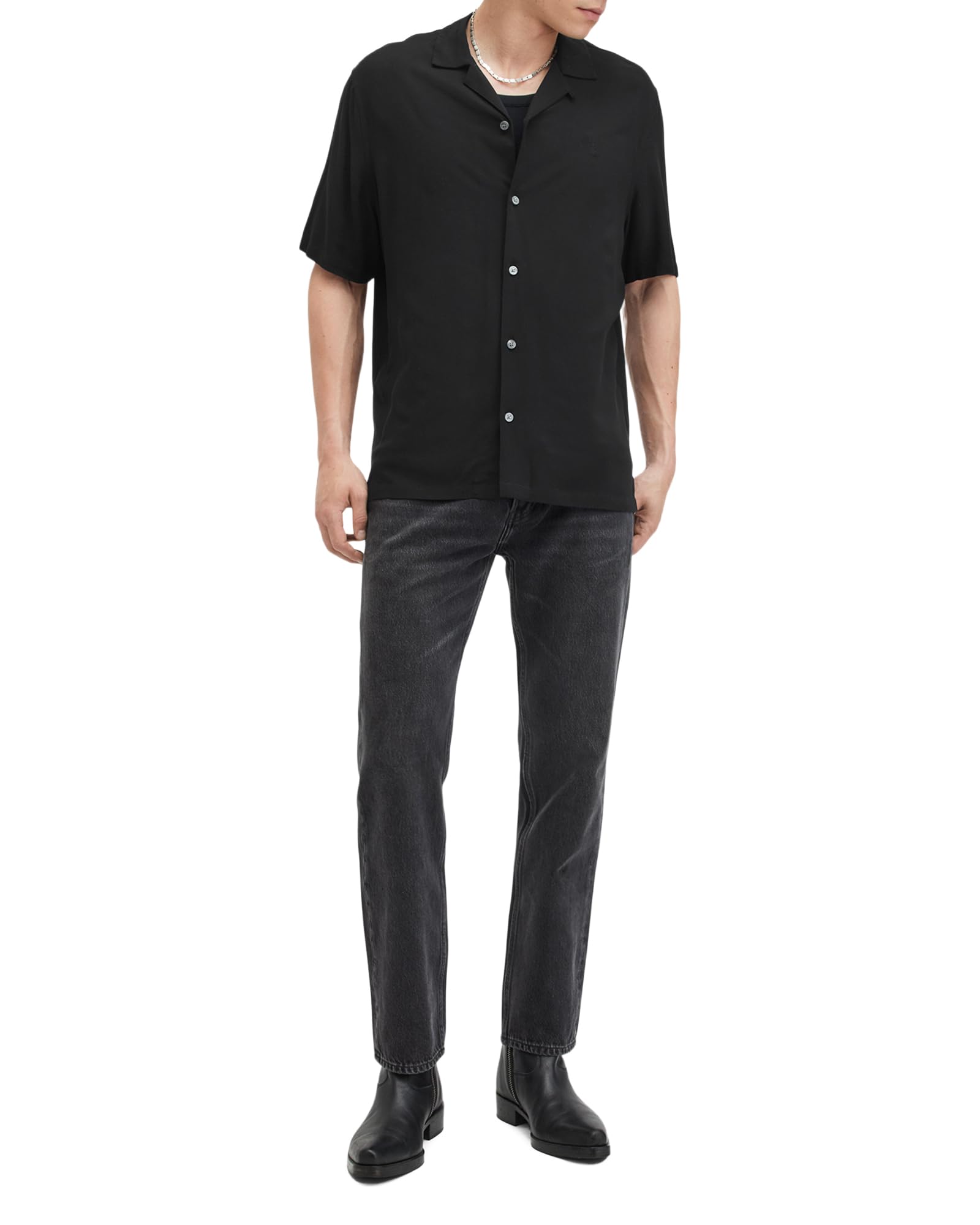 Men's Venice Short Sleeve Casual Shirt - Breathable Cotton Button Down Shirt for Summer, Beach & Outdoor Activities