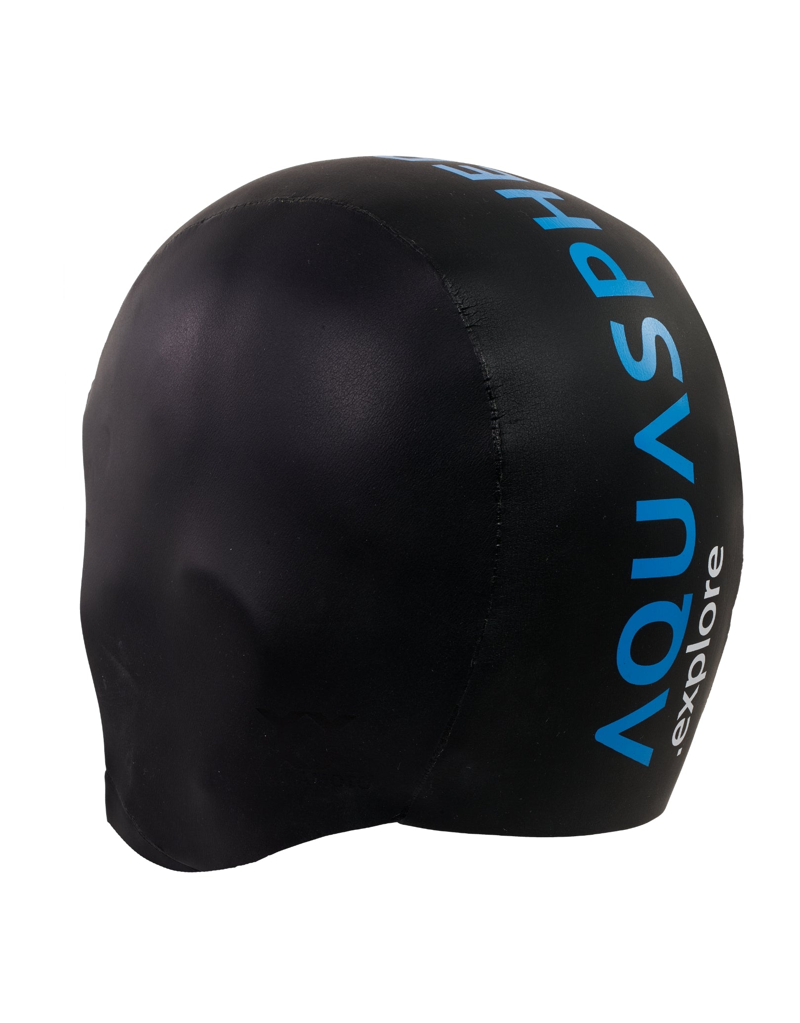 Aquaskin Open Water Hood - Black/Blue Neoprene Scuba Diving Hood for Cold Water Protection | Ideal for Snorkeling, Surfing & Water Sports