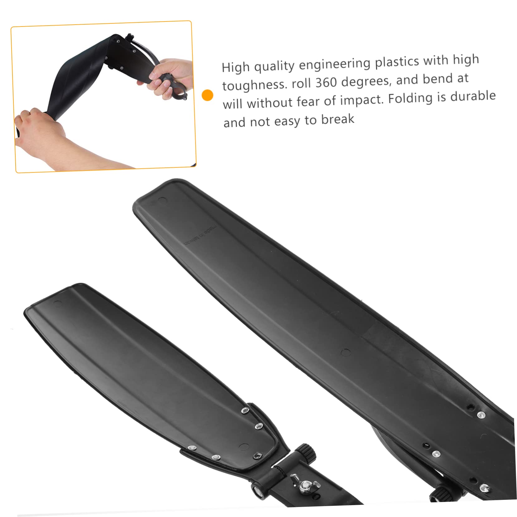 BESPORTBLE Bike Mud Guard Set - Plastic Front & Rear Mudguard for Bicycles, Dirt Protection Accessories - Perfect for Mountain Biking, Commuting & Rainy Day Rides
