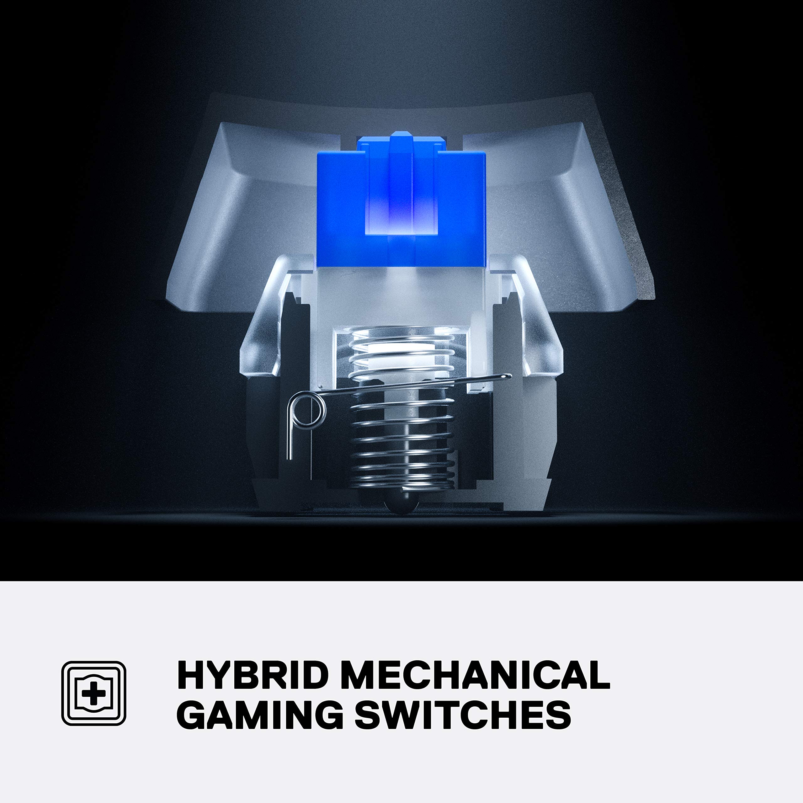 SteelSeries Apex 5 Hybrid Mechanical Gaming Keyboard with RGB Backlight & Rival 3 Gaming Mouse Bundle - Aircraft-Grade Aluminum Frame - Perfect for PC Gaming, Esports & Office Work