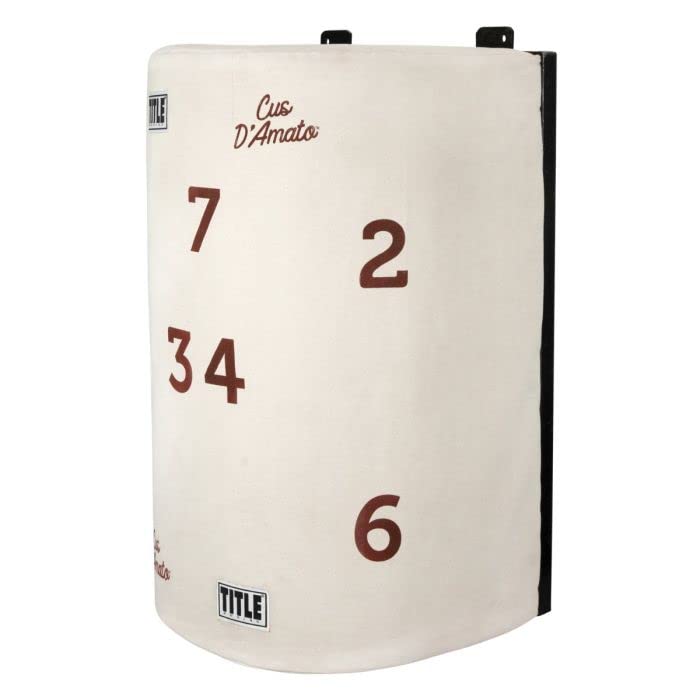 TITLE Boxing Cus D'Amato Willie Heavy Bag - Wall Mount Punching Bag for Boxing Training & Home Gym Workouts | Durable Leather Punching Bag for MMA, Kickboxing & Fitness