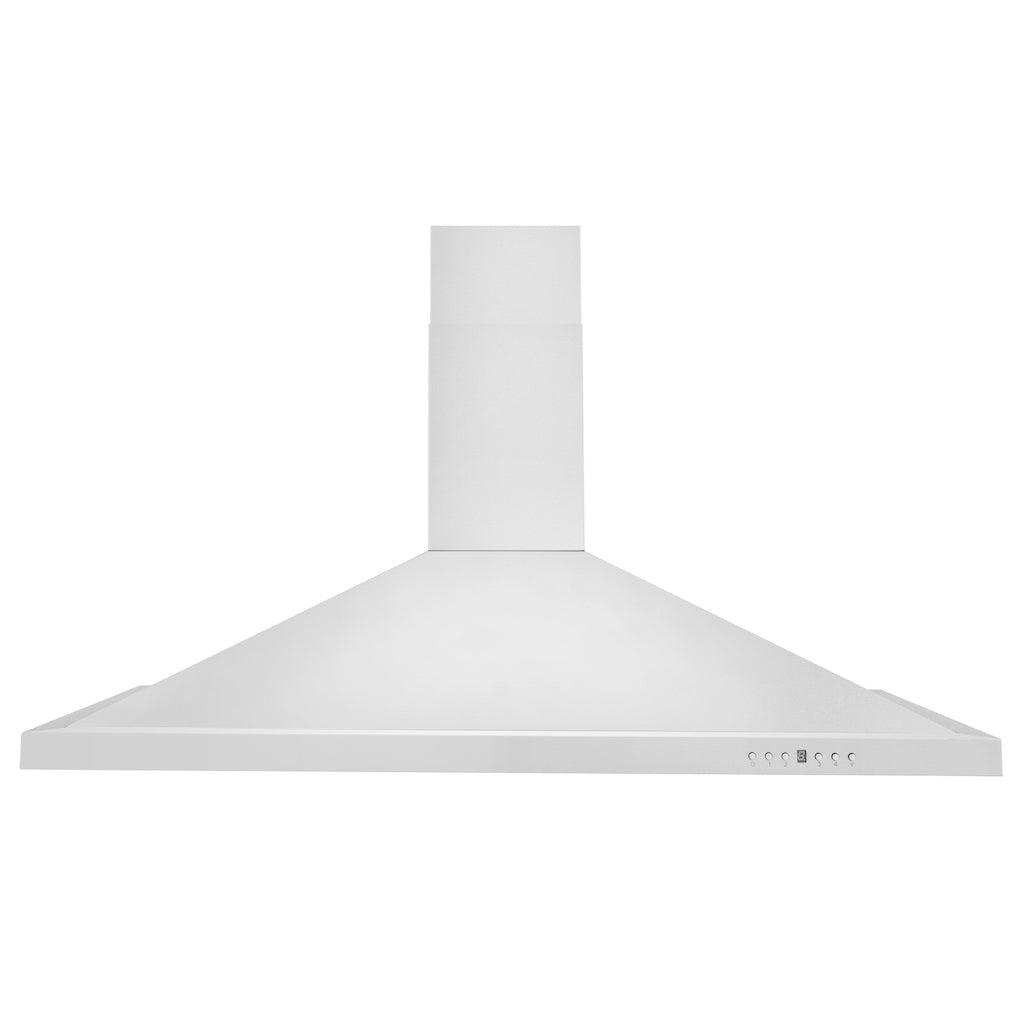 ZLINE 48-inch Stainless Steel Gas Rangetop with Convertible Range Hood - Professional Kitchen Package (2KP RTRH48) - Perfect for Home Chefs & Modern Kitchens