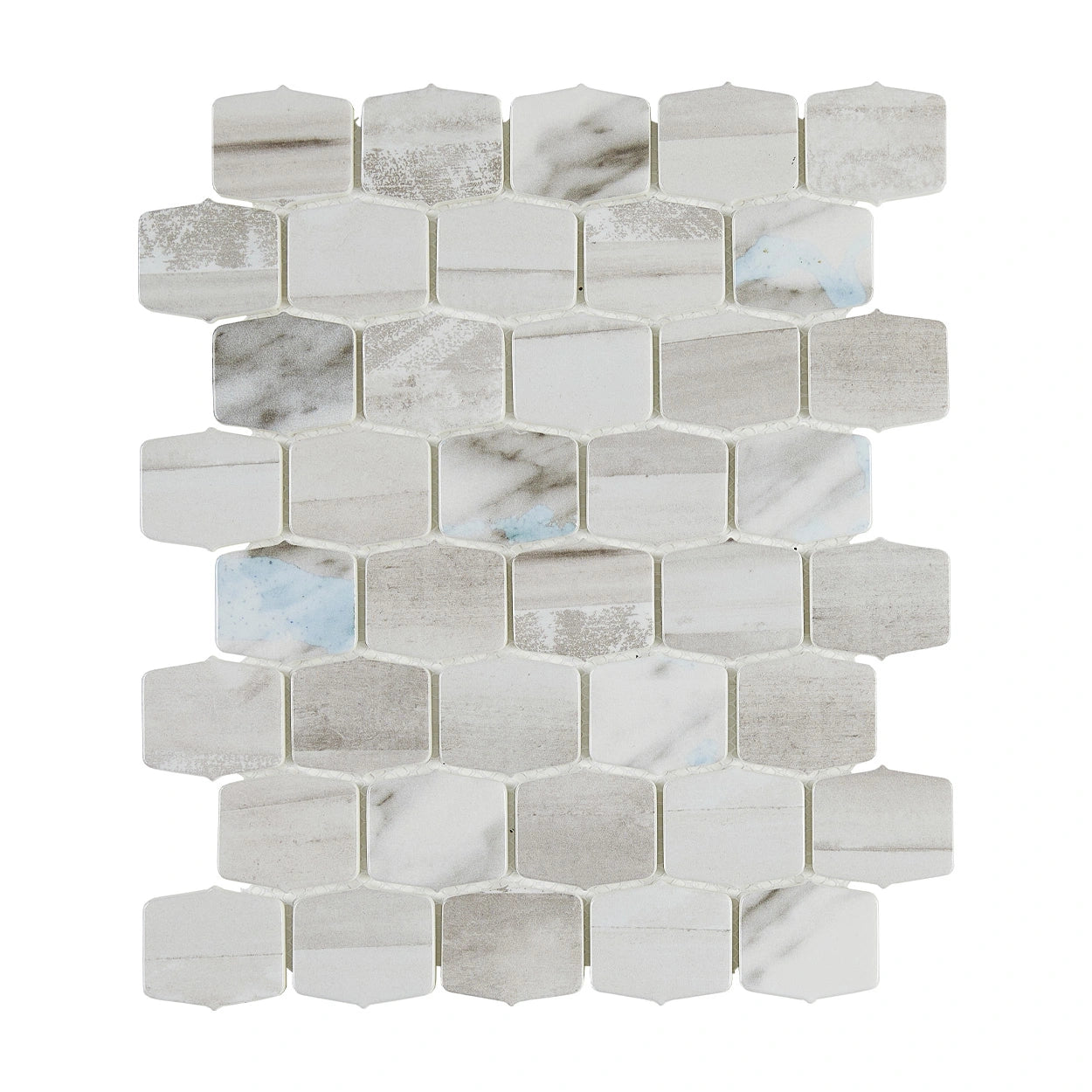 Seascape Glass Lantern Mosaic Tiles - Coastal Inspired Elegance for Home Decor, Bathroom & Kitchen Backsplash - Perfect for Beach House, Coastal Theme Decorations