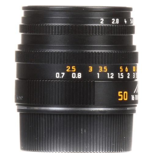 Leica Summicron M 50mm f/2 Manual Focus Lens for Leica M Mount Cameras - Black | Perfect for Street Photography, Portraits & Low Light Shooting