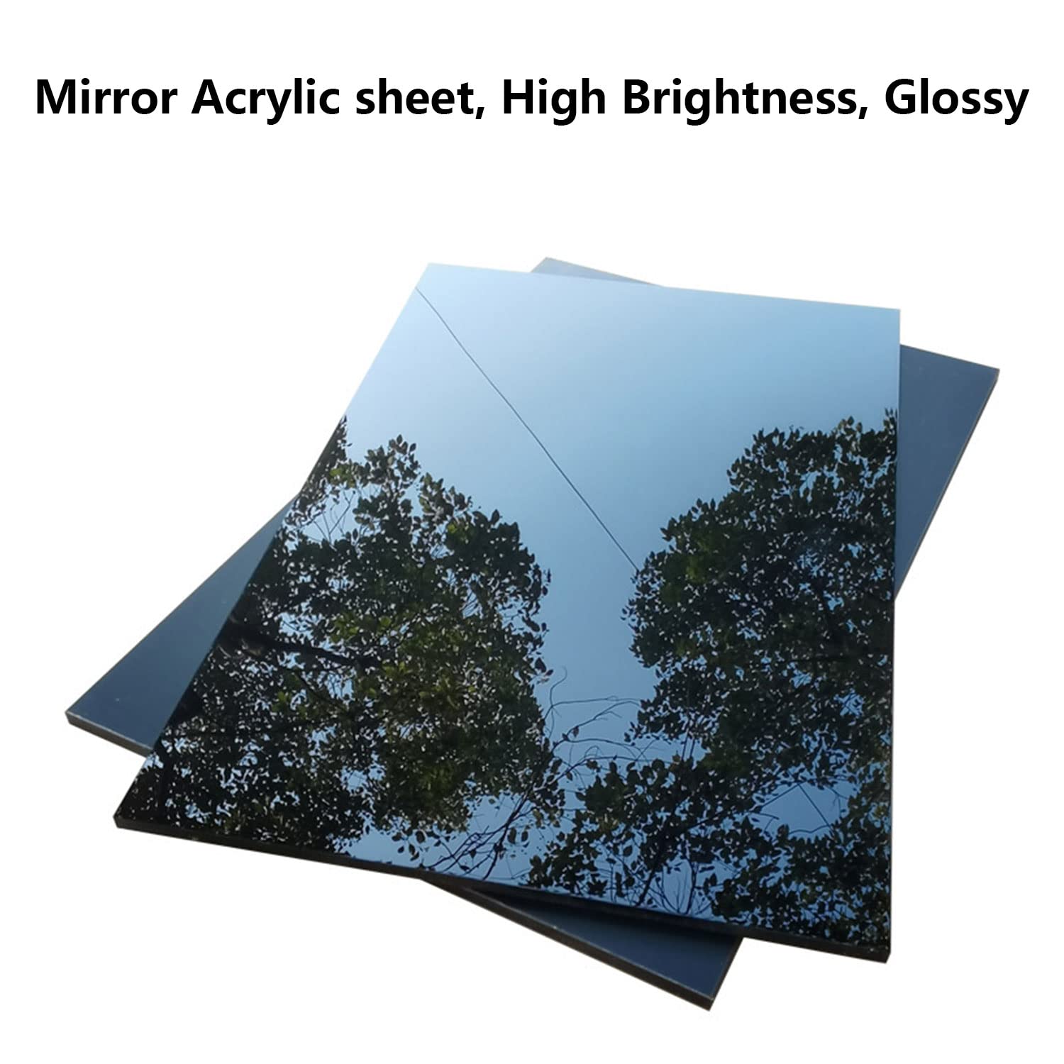 Black Acrylic Sheets 15×10cm×2mm (5Pcs) - Premium Craft Acrylic for DIY Projects, Photography Backdrops, Painting Signs & Mirror Effects | Ideal for Home Decor, Art Displays & Professional Photography