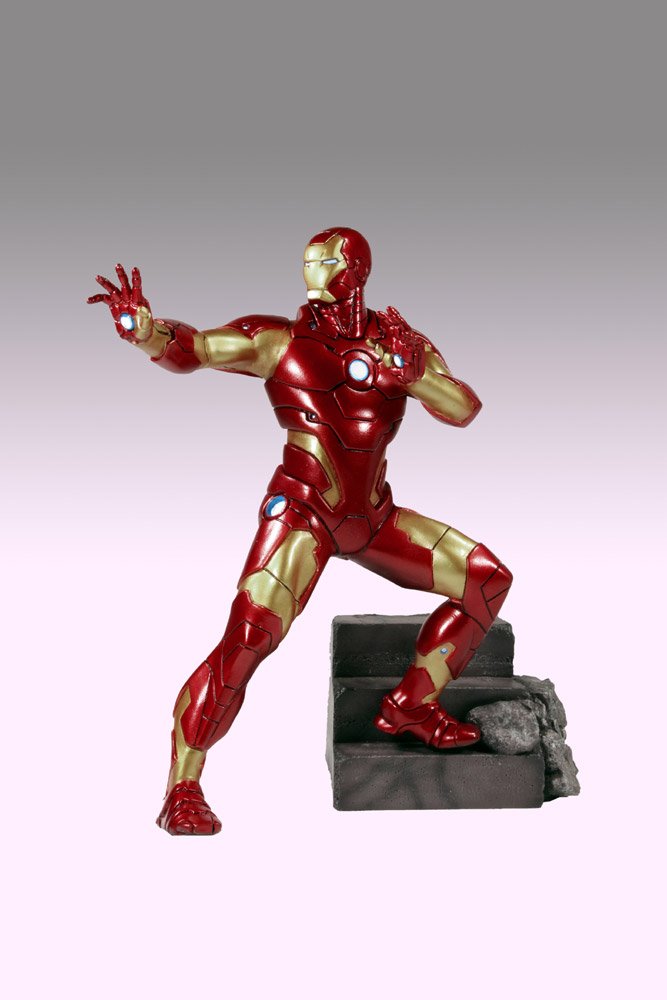Kotobukiya Avengers Reborn: Iron Man Fine Art Statue - Premium Collectible Marvel Superhero Figure for Display & Home Decor