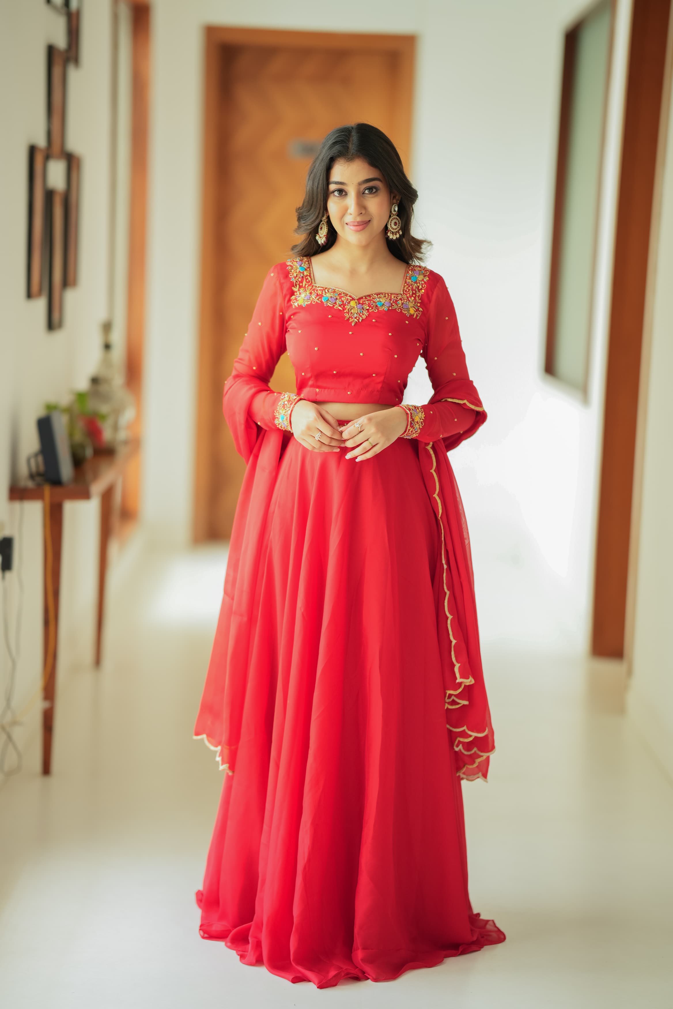 Exquisite Riya Handwork Lehenga Choli - Traditional Indian Bridal Dress for Weddings & Festivals | Perfect for Sangeet, Mehendi & Reception Ceremonies