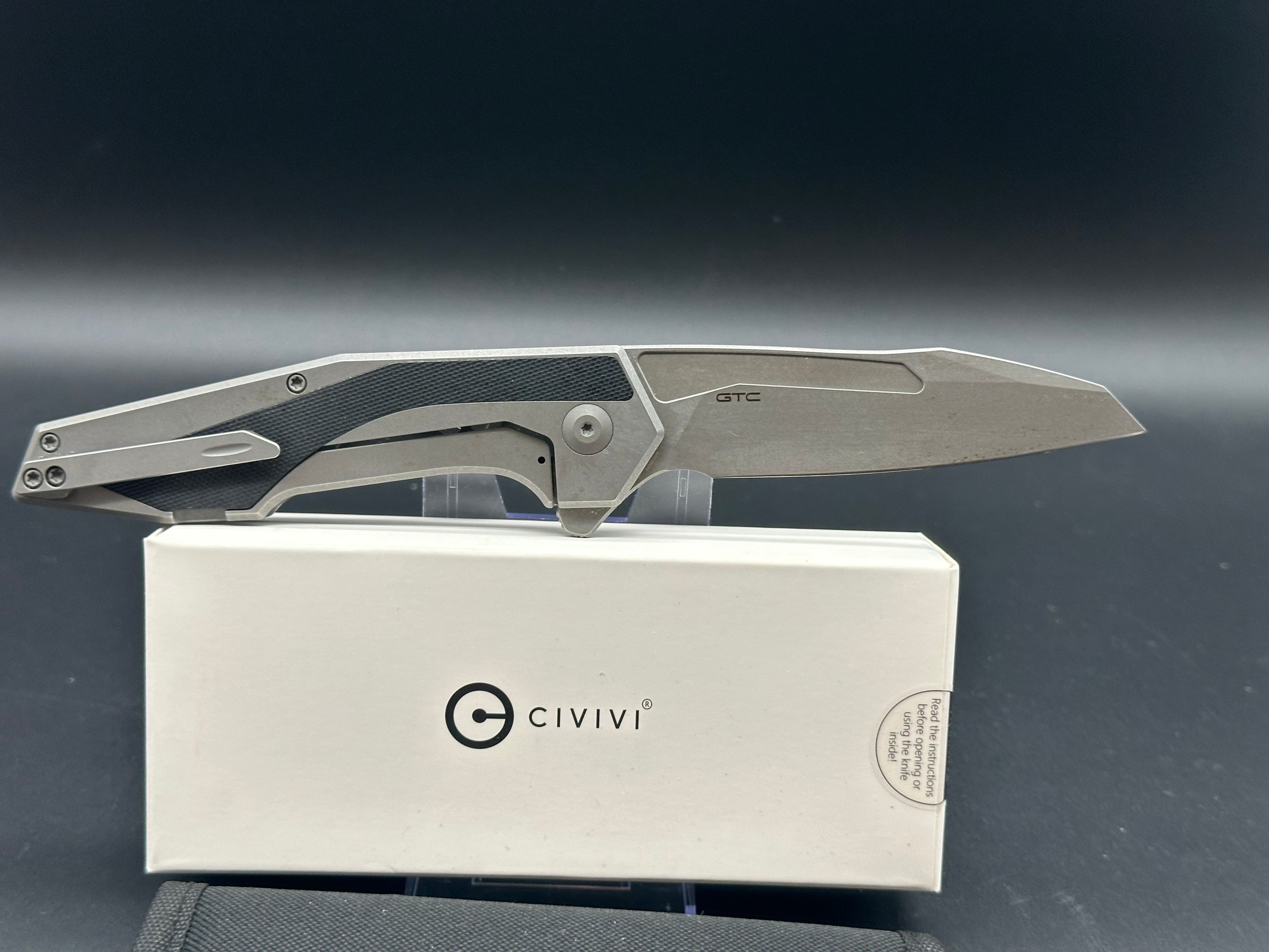 CIVIVI GTC Hypersonic Frame Lock Folding Knife - 3.7