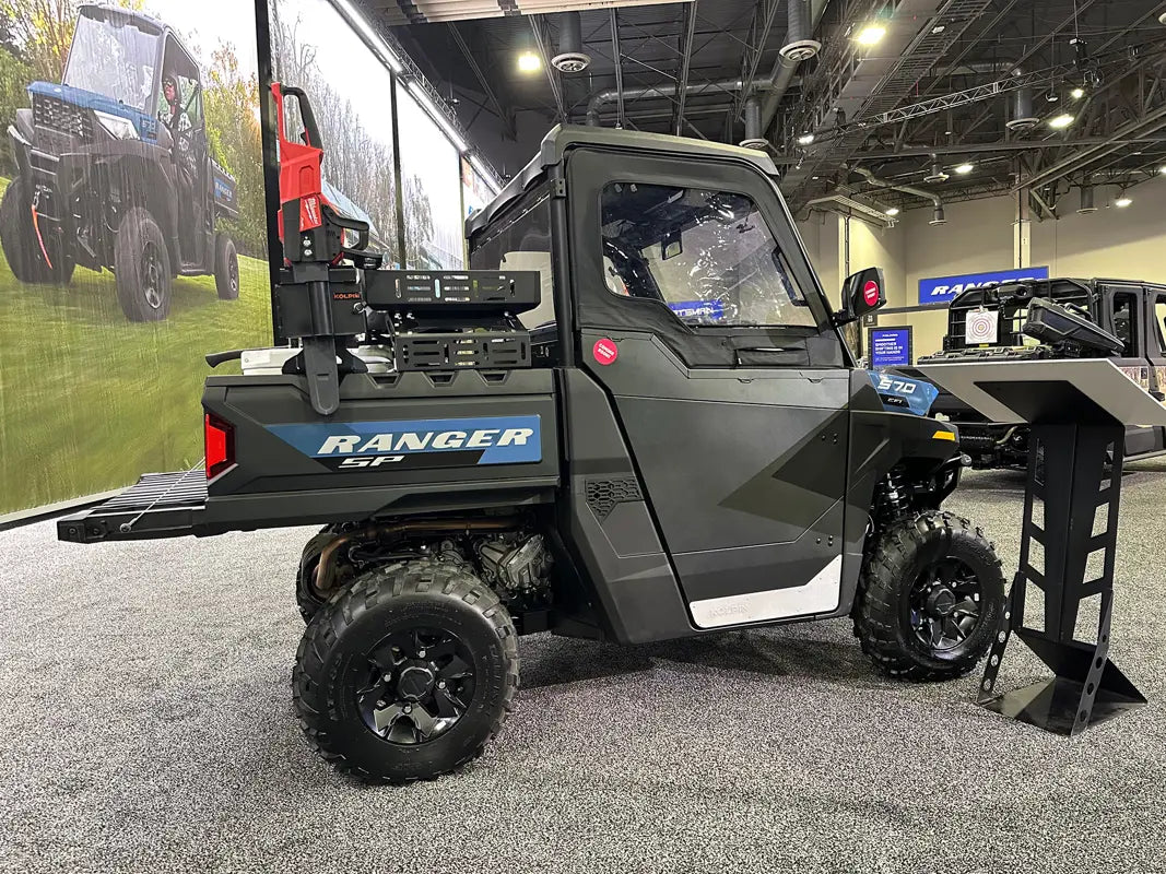 **Polaris Ranger 570 Front Upper Soft Doors - Kolpin 32600 (Preorder Available April 1) - Durable & Weatherproof for Off-Roading & Hunting**