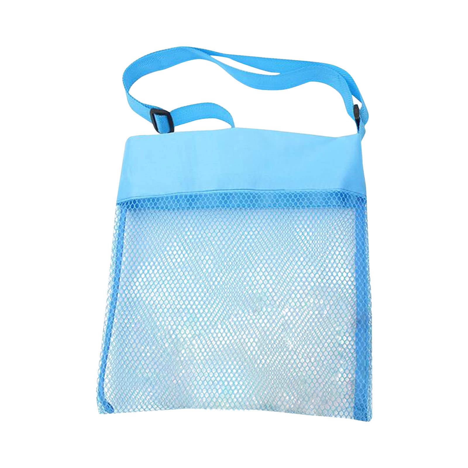 Colorful Kids Beach Bag - Mesh Toy Storage & Small Messenger Bag for Boys & Girls - Perfect for Beach Trips, Poolside, and Playdates