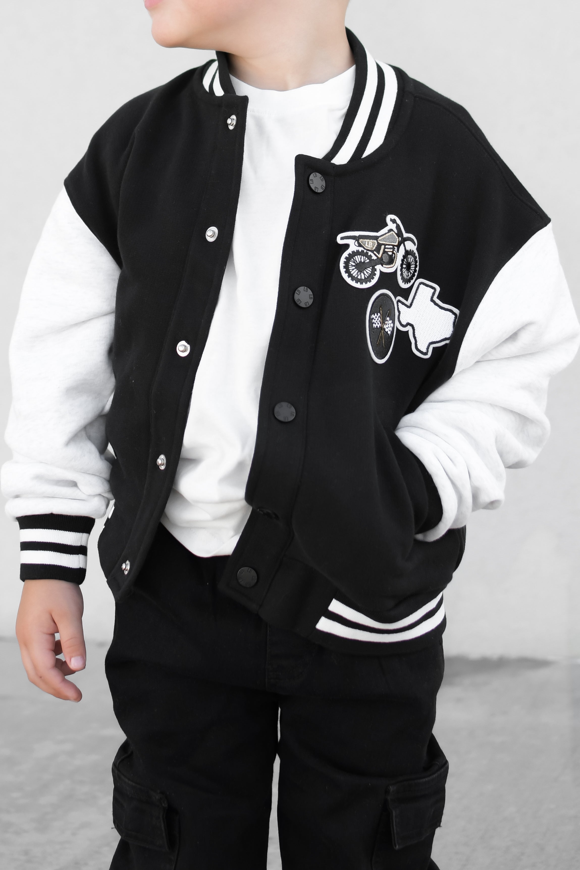 Stylish Black Varsity Jacket for Men & Women - Trendy Letterman Jacket for Casual Wear, Sports, and School Events
