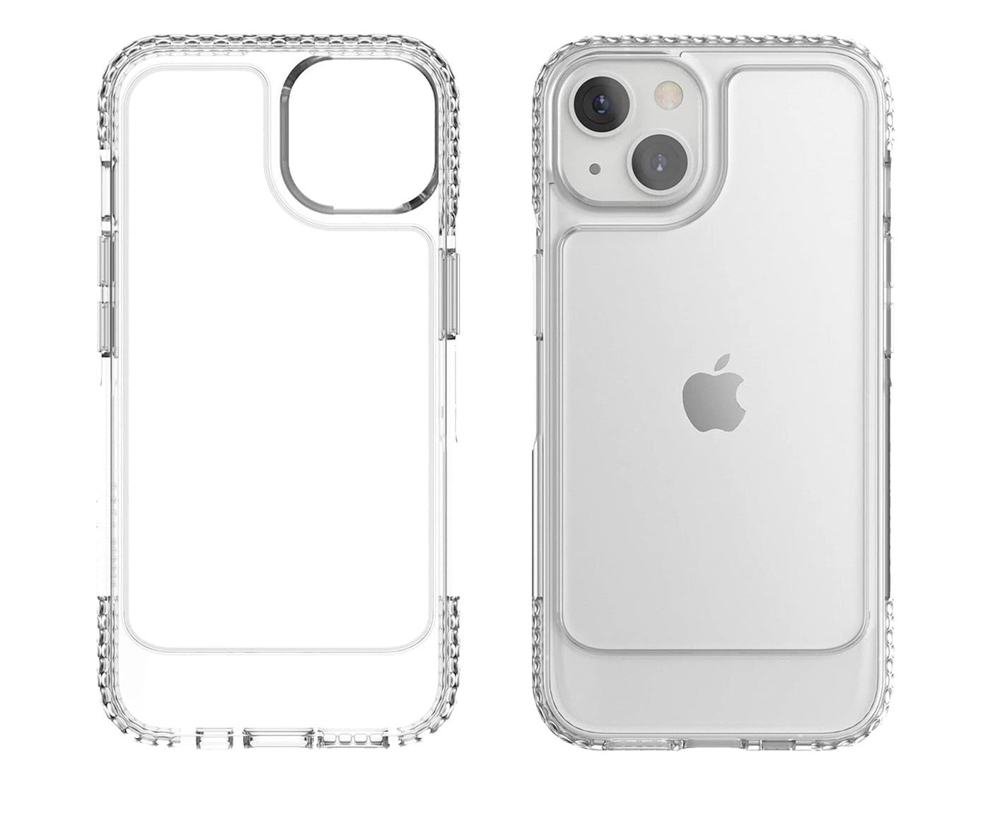 Ugly Rubber U Model Bumper Clear Case for iPhone 14 Plus - Durable Shockproof Protective Cover for Everyday Use & Outdoor Activities