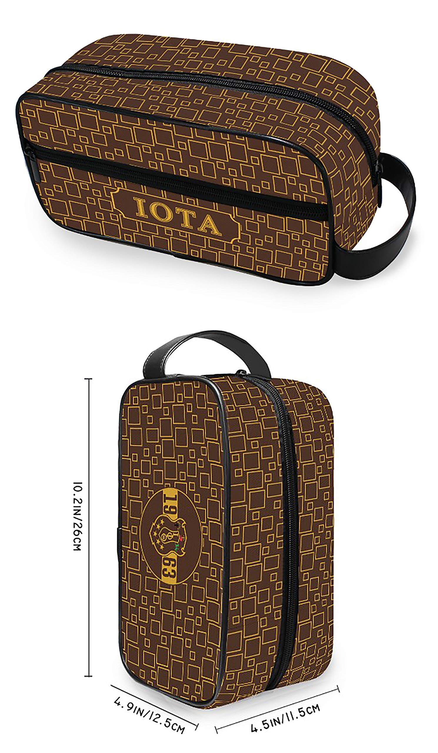 Bad Bananas Iota Phi Theta Official Licensed Travel Bag & Toiletry Organizer - Perfect for College, Greek Life & Fraternity Events