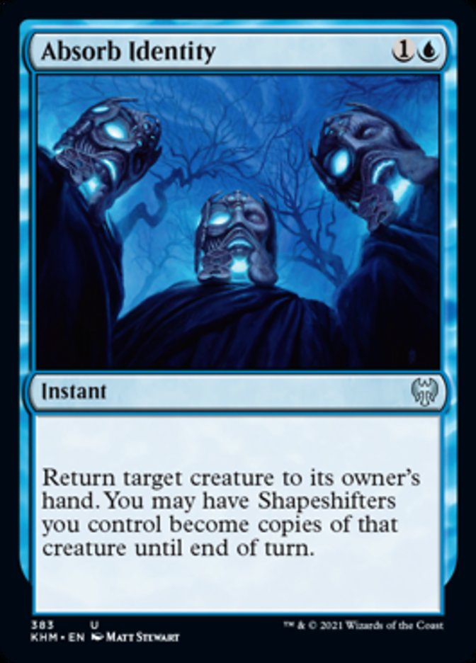 Magic: The Gathering Kaldheim Absorb Identity Card - Perfect for Commander & Standard Deck Building