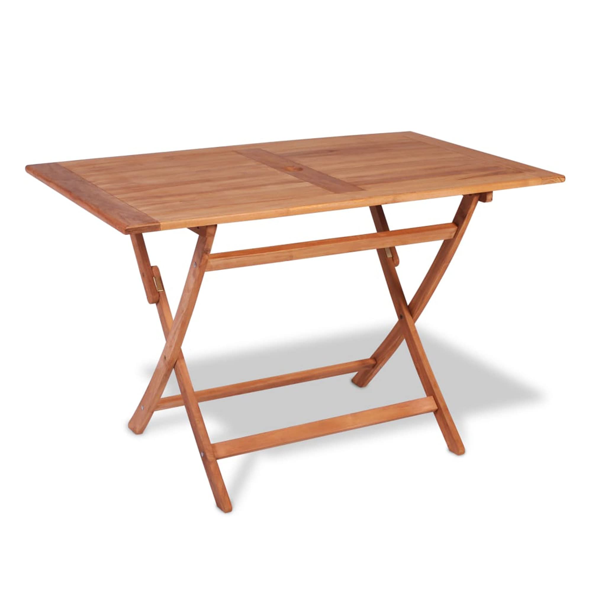 Solid Teak Wood Folding Garden Table - 47.2